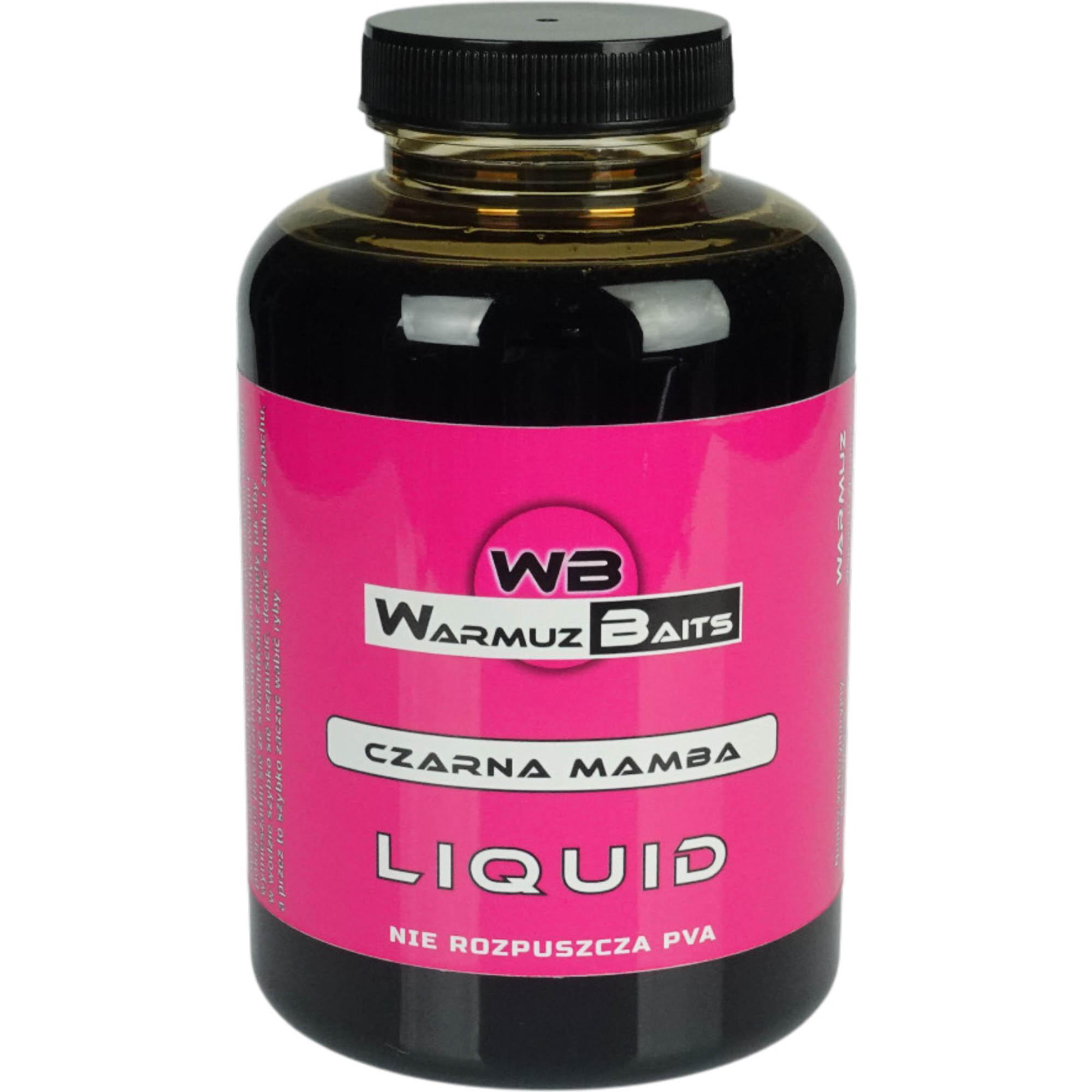 Liquid Zalewa Dodatek Zanętowy Warmuz Baits Czarna Mamba 500 Ml