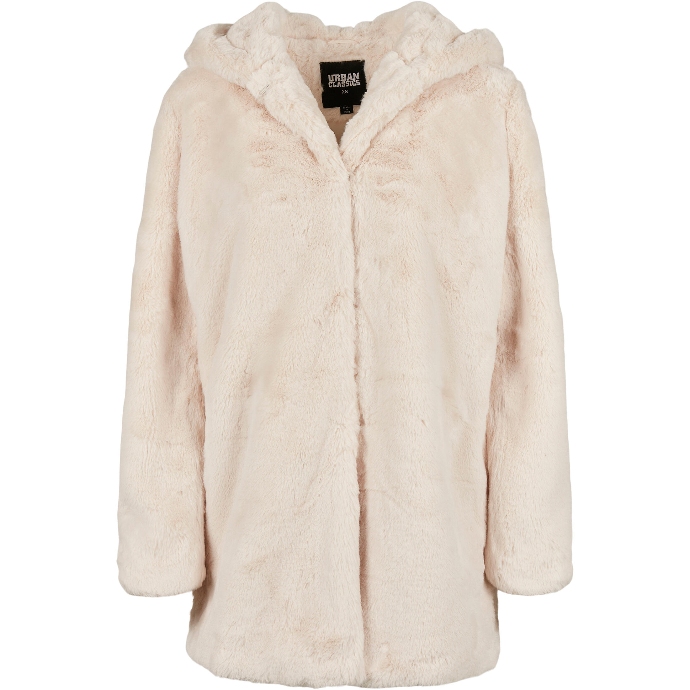 Damska kurtka z kapturem Urban Classics teddy coat