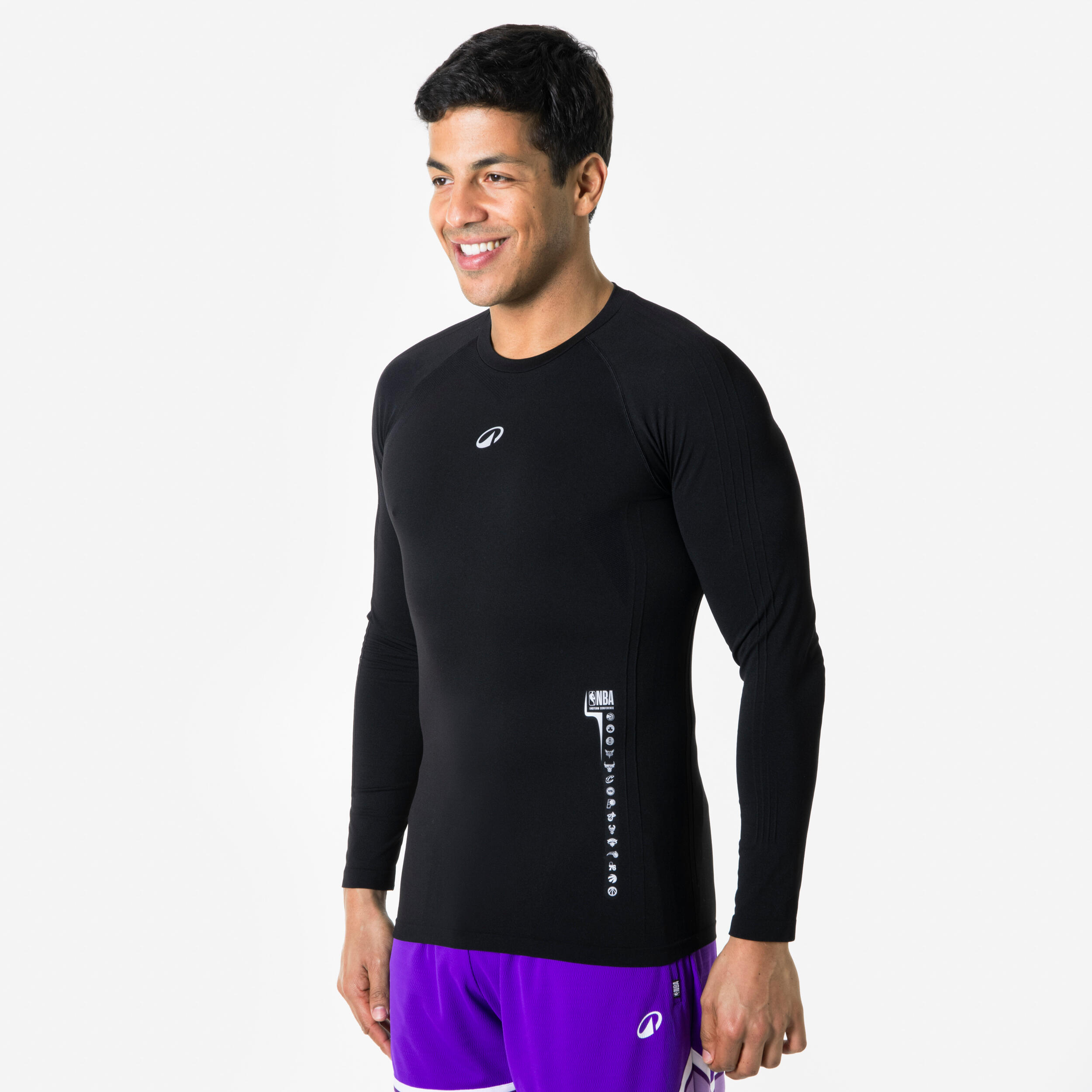 Podkoszulek koszykarski długi rękaw unisex NBA