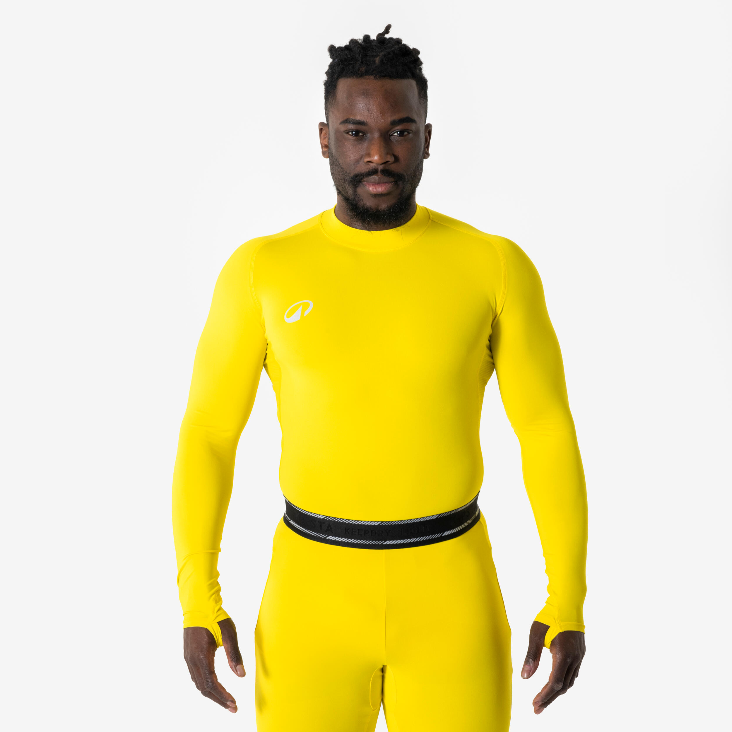 Koszulka termoaktywna długi rękaw unisex Kipsta Keepdry Club