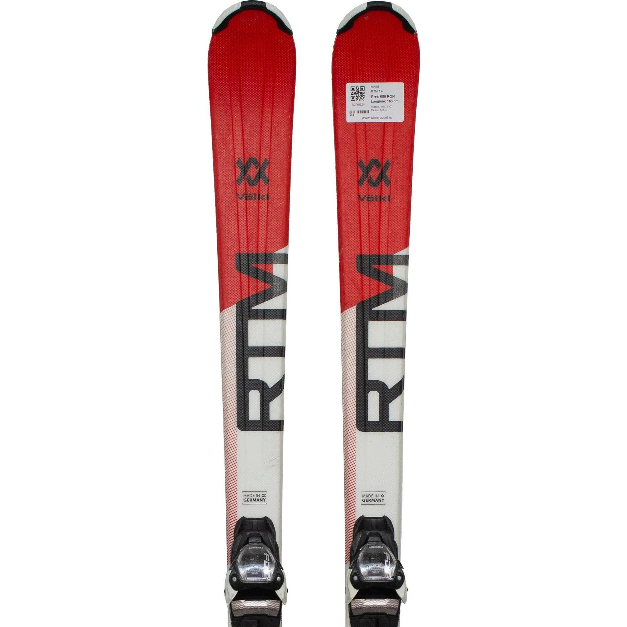 Second Life- Narty VOLKL RTM 7.4, 163 cm- Stan dobry