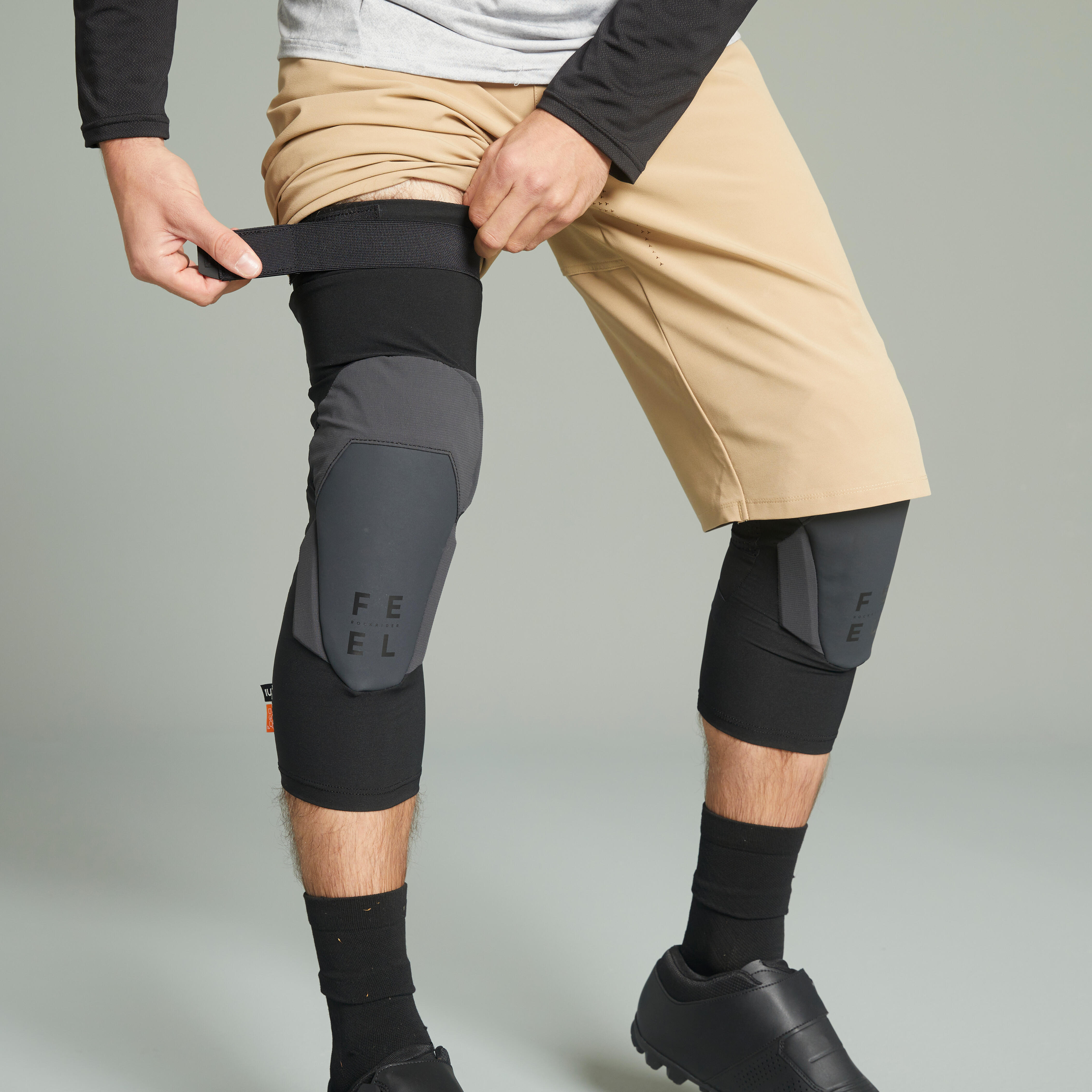 Nakolanniki rowerowe MTB All Mountain/Enduro Rockrider FEEL D_STRONG D3O®