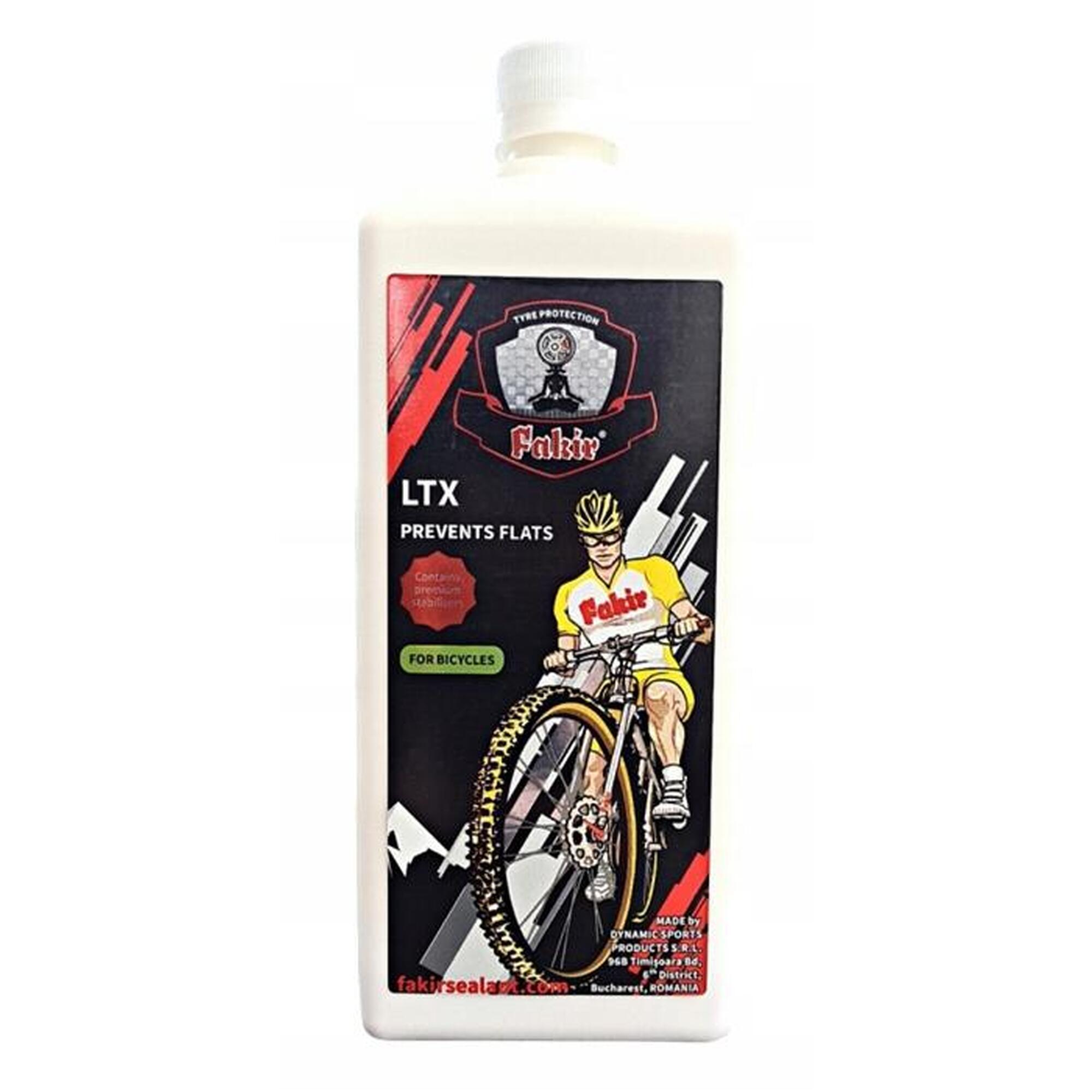 USZCZELNIACZ do OPON ROWEROWYCH 1000 ml mleczko system TUBELESS FAKIR LTX