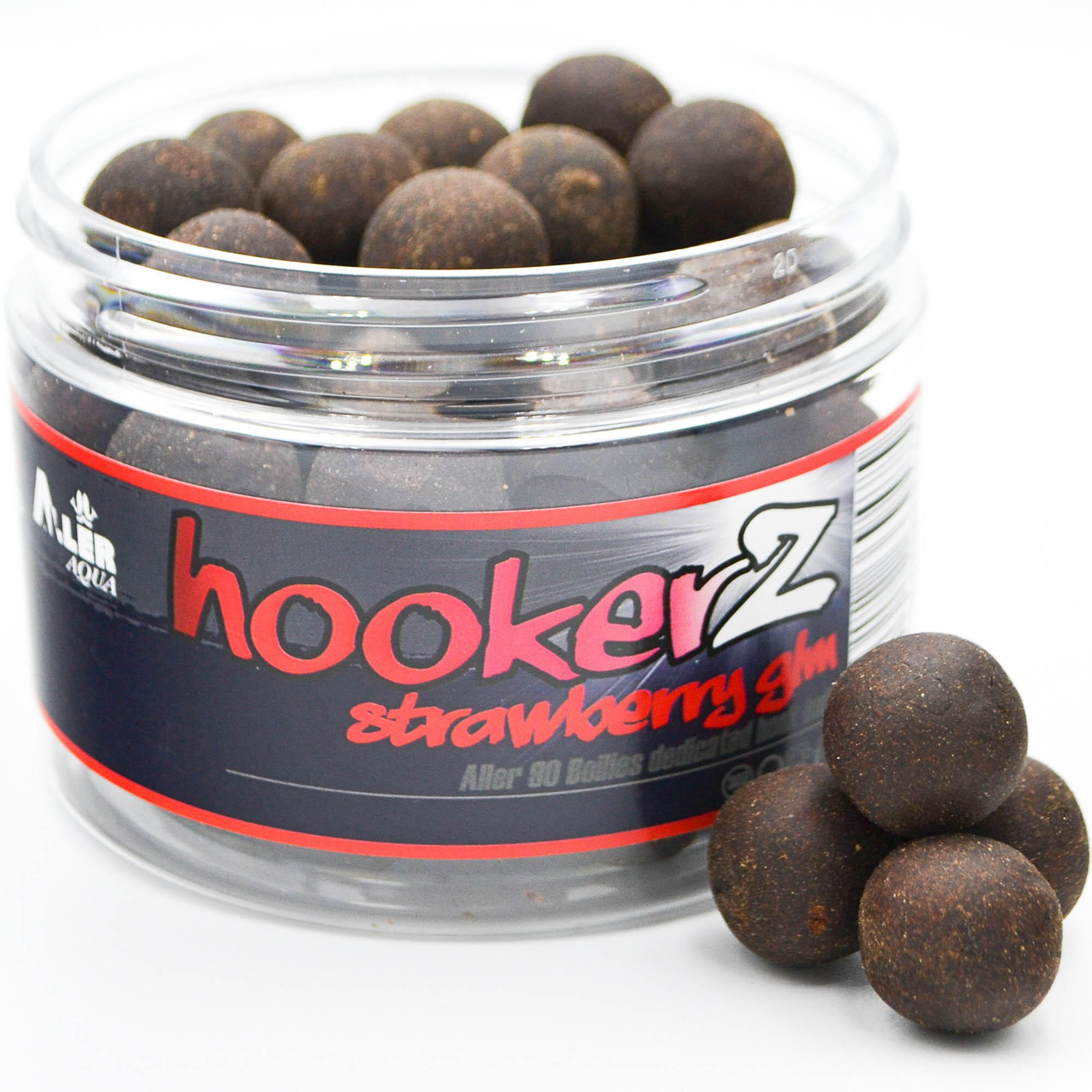 Przynęta Kulki Massive Baits Hookerz Aller90 Strawberry Glm 18Mm