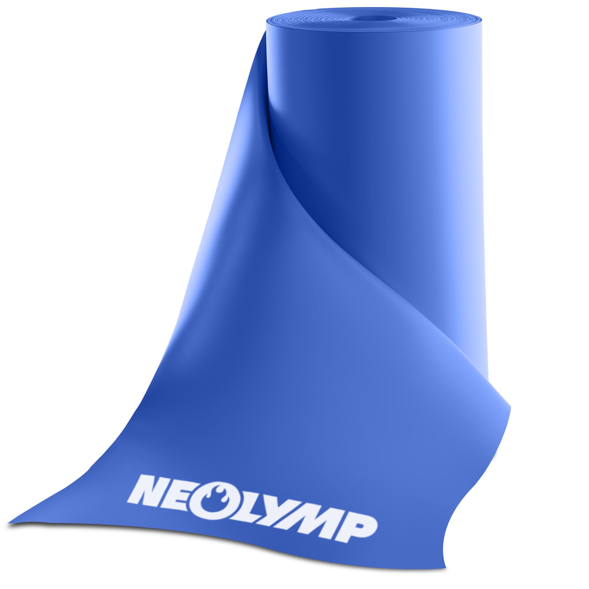 Niebieska taśma oporowa na rolce – wysoki opór dla rozwoju mięśni