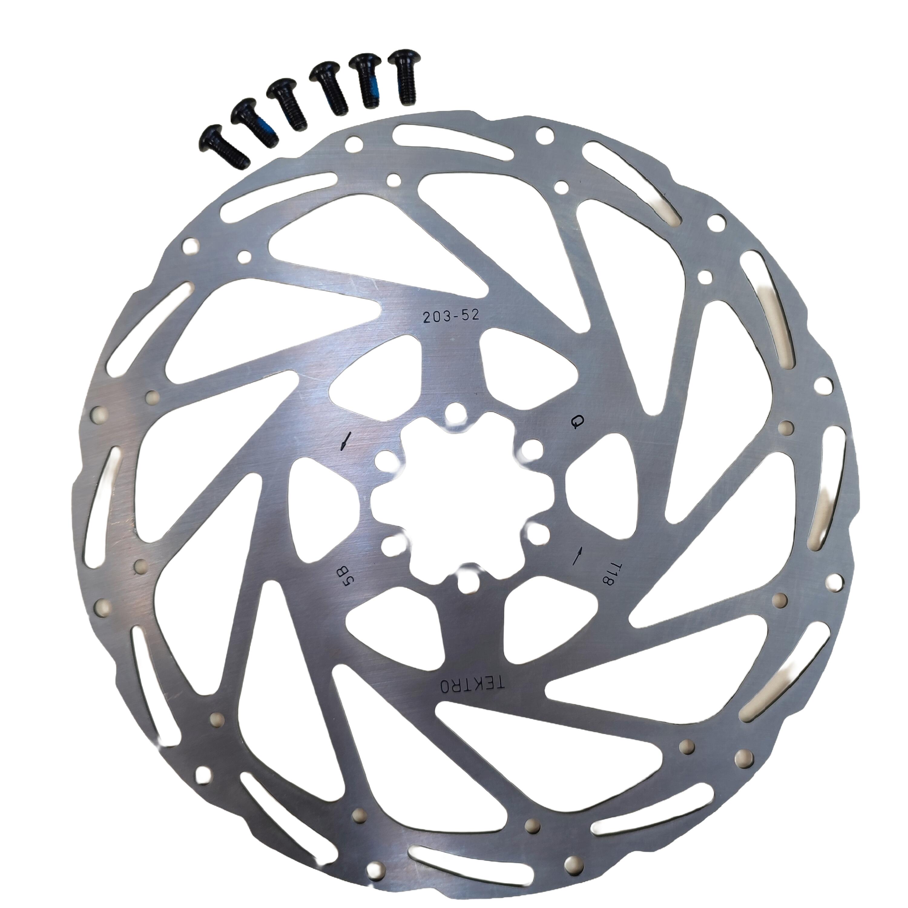 Tarcza hamulca rowerowego Tektro TR-52 203 mm na 6 otworów