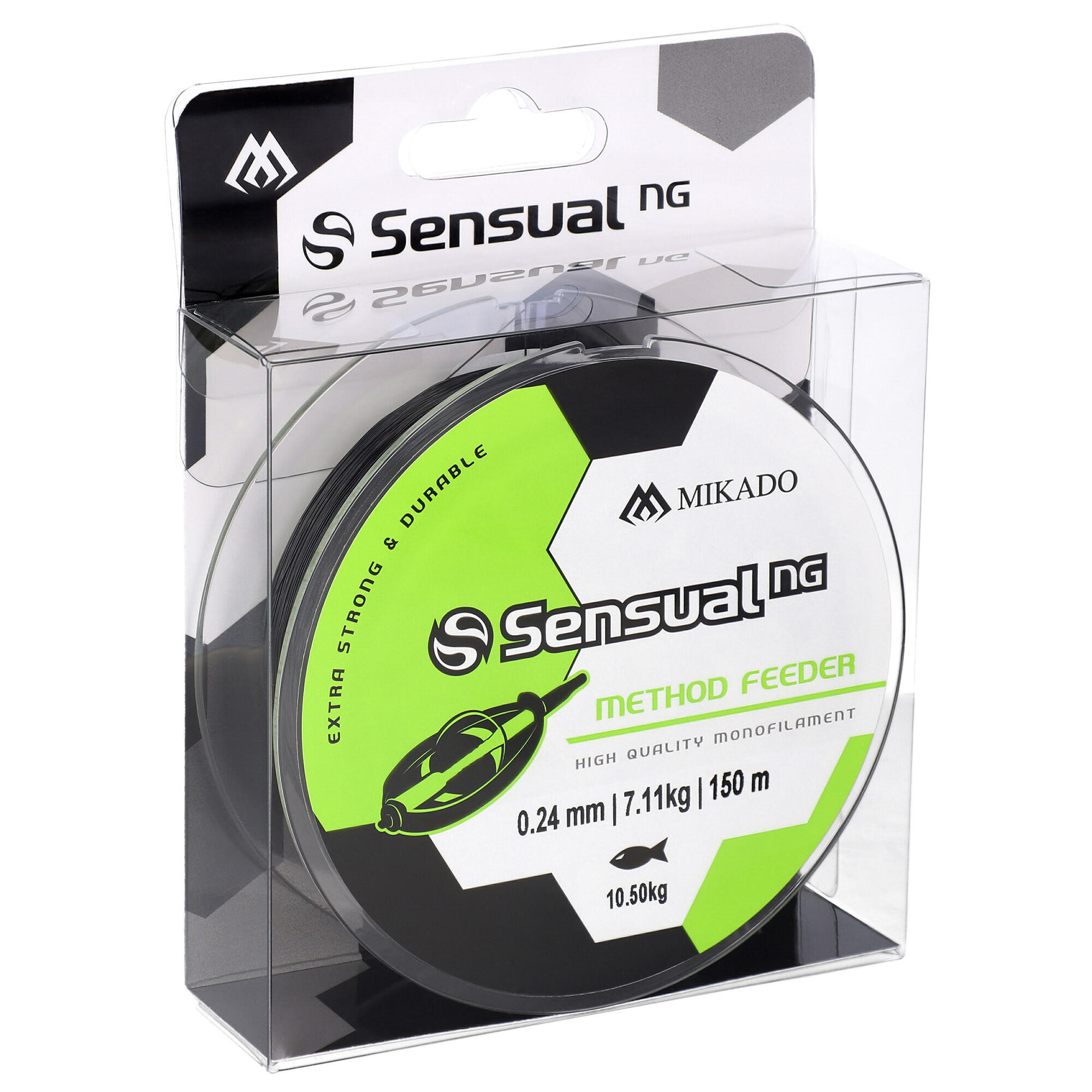 Żyłka Feeder Mikado Sensual Czarna 0.18 Mm 150 M