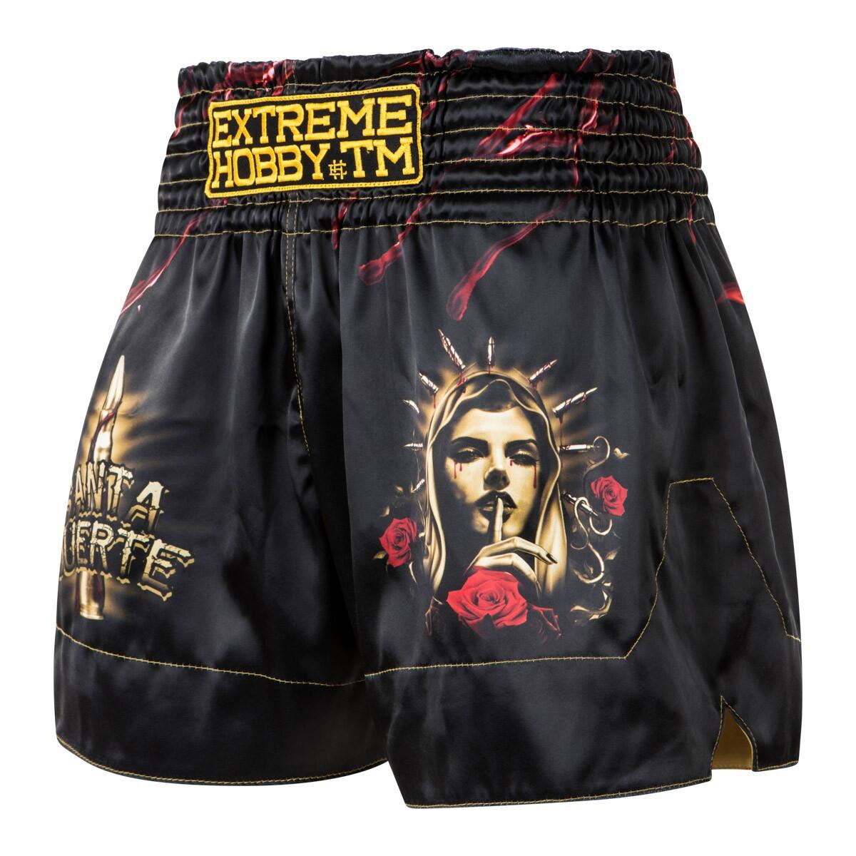 Spodenki Muay Thai męskie EXTREME HOBBY SANTA MUERTE