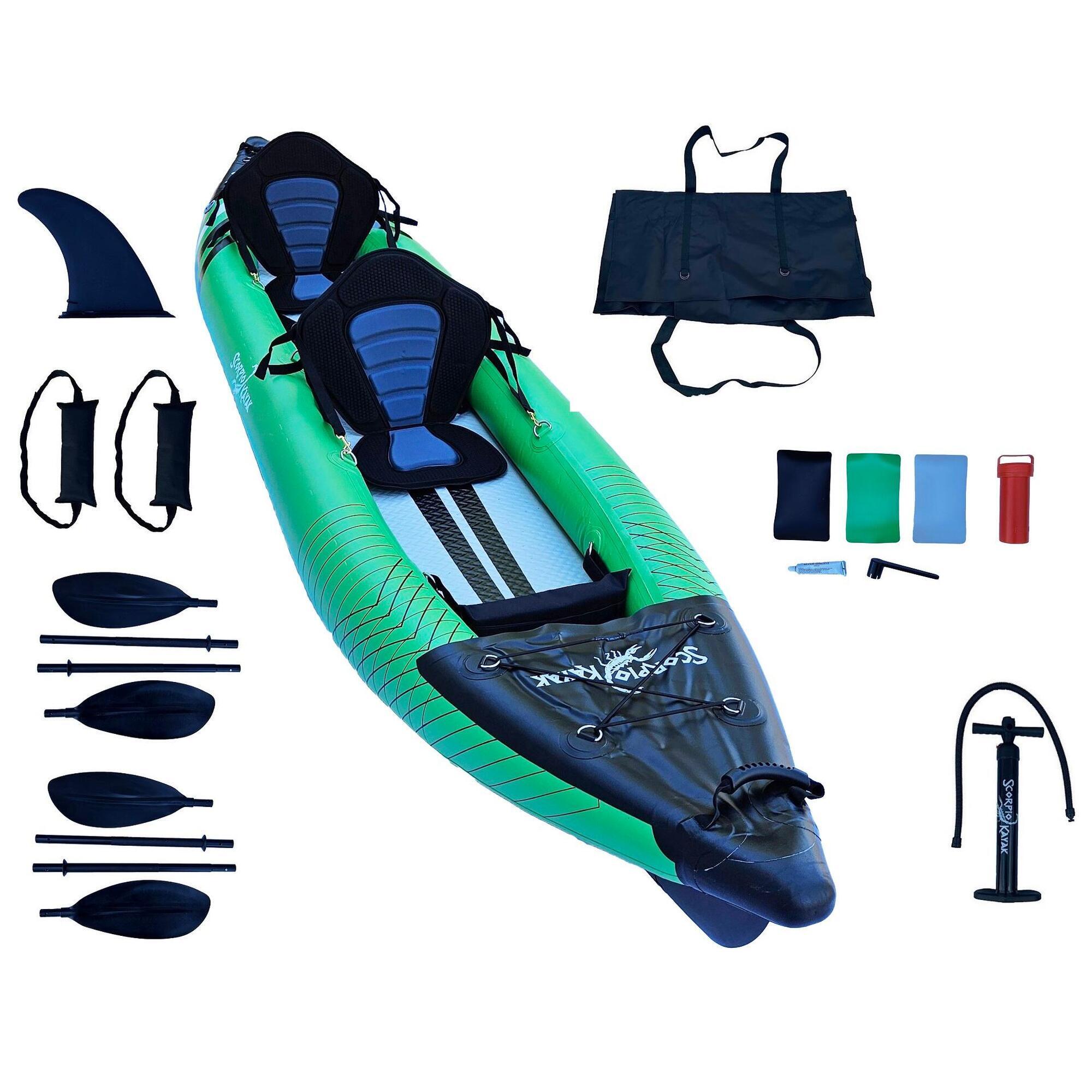 Kajak Pneumatyczny Do Pływania Scorpio Kayak Hybrid Ii Zestaw
