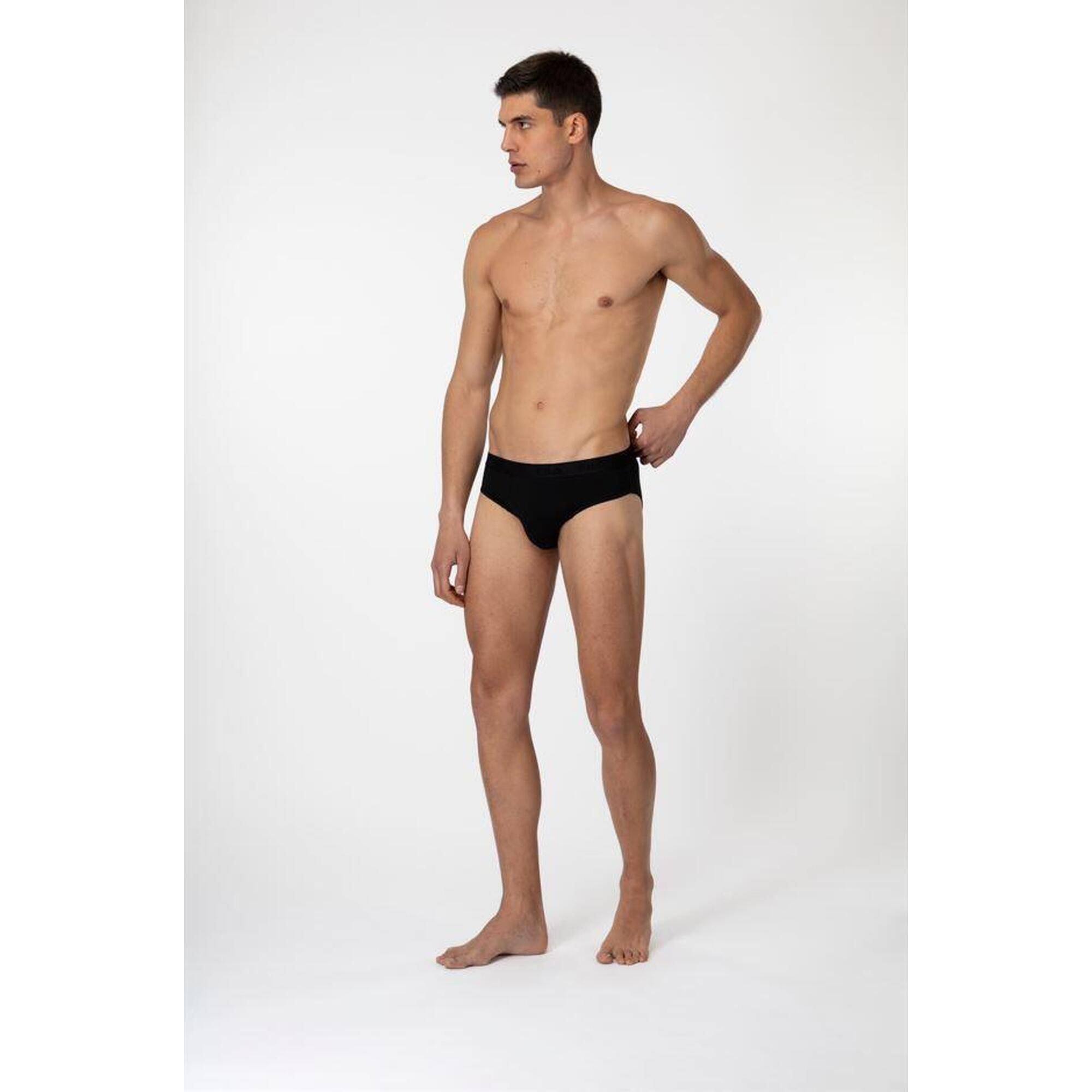 Slipy męskie Fila 2-pack czarne 2XL