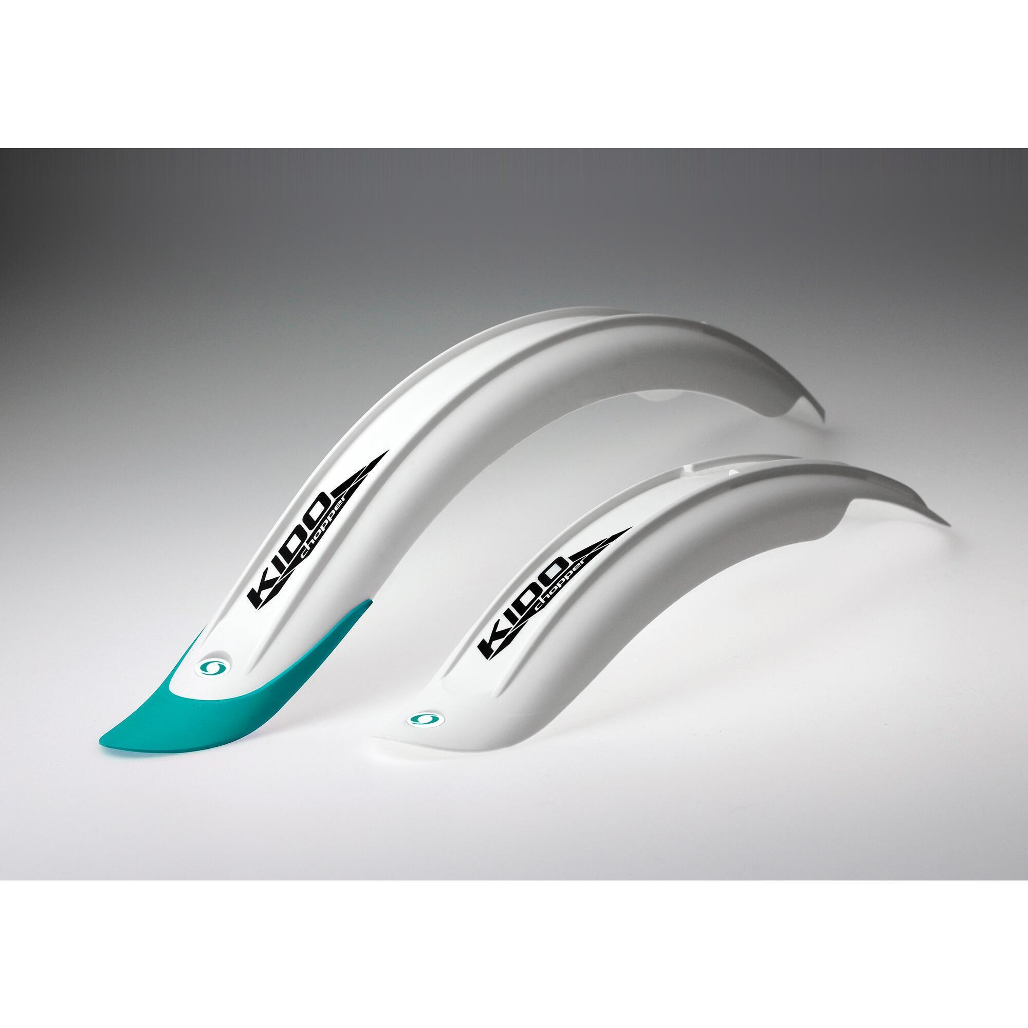 Błotniki Simpla KIDO SHORT 16" P+T biało/morski