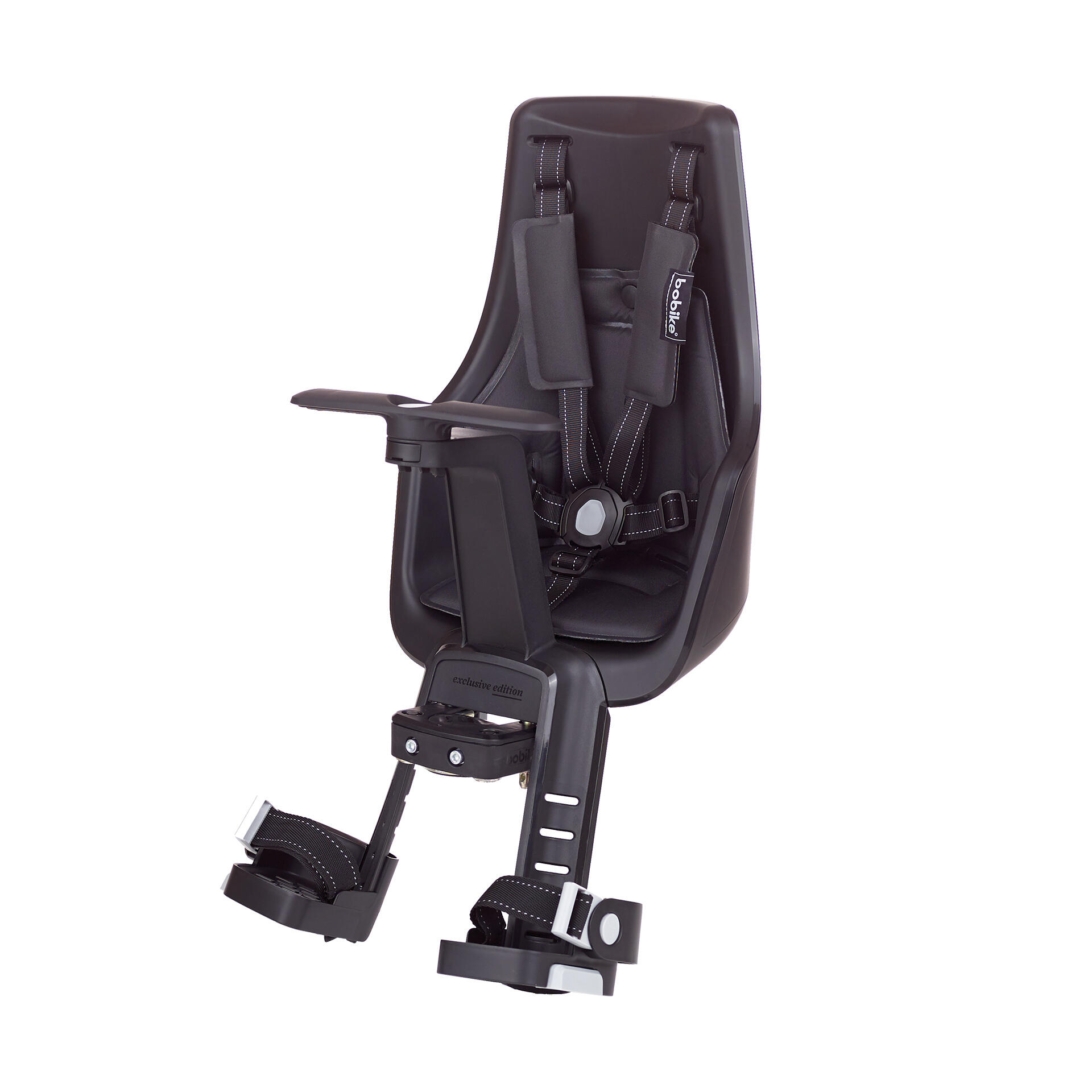 Fotelik rowerowy dla dzieci Mini EXCLUSIVE Plus, Urban Black