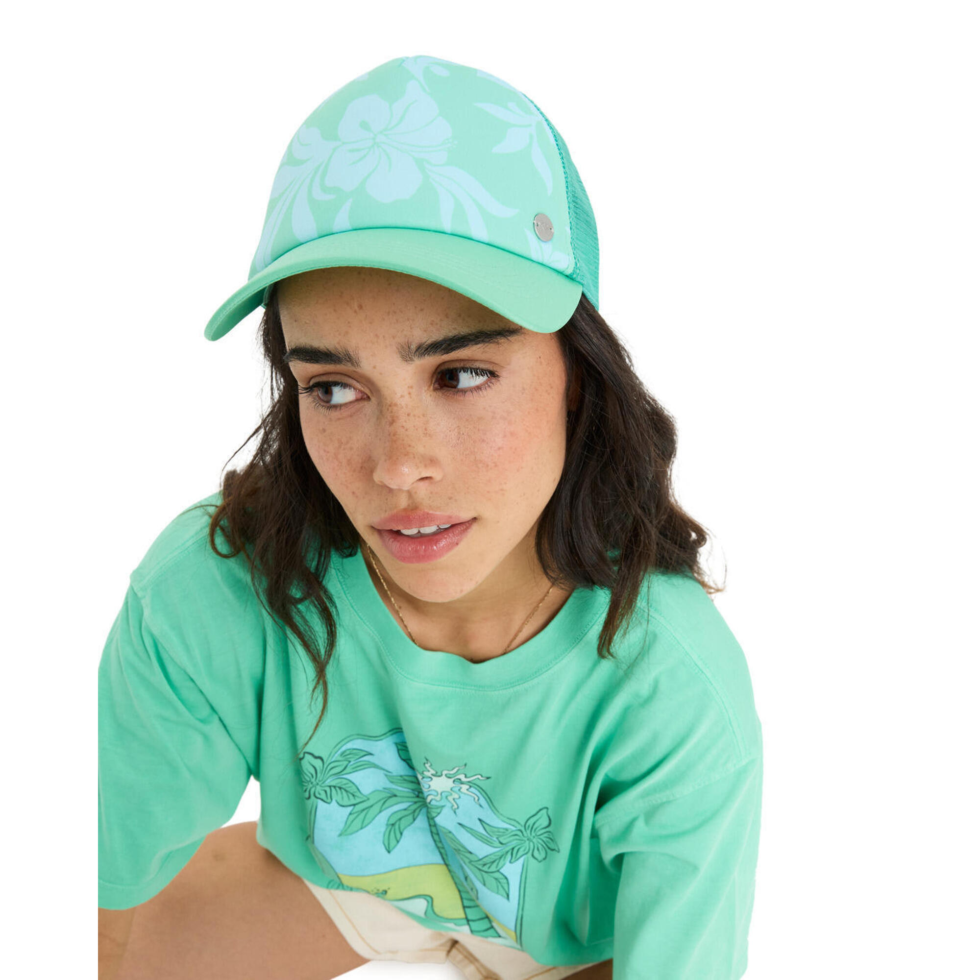 Czapka Trucker dla Kobiety BEAUTIFUL MORNING Zielony