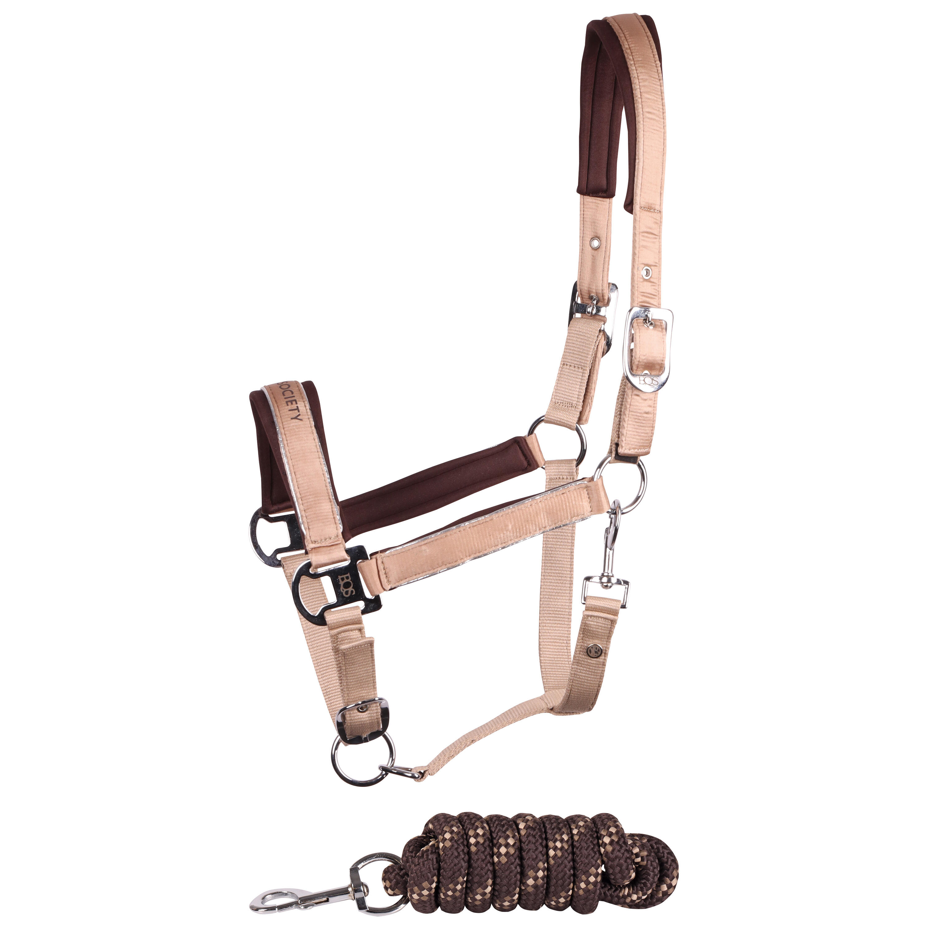 Zestaw Kantar i linka dla koni Harry's Horse Satin Eli