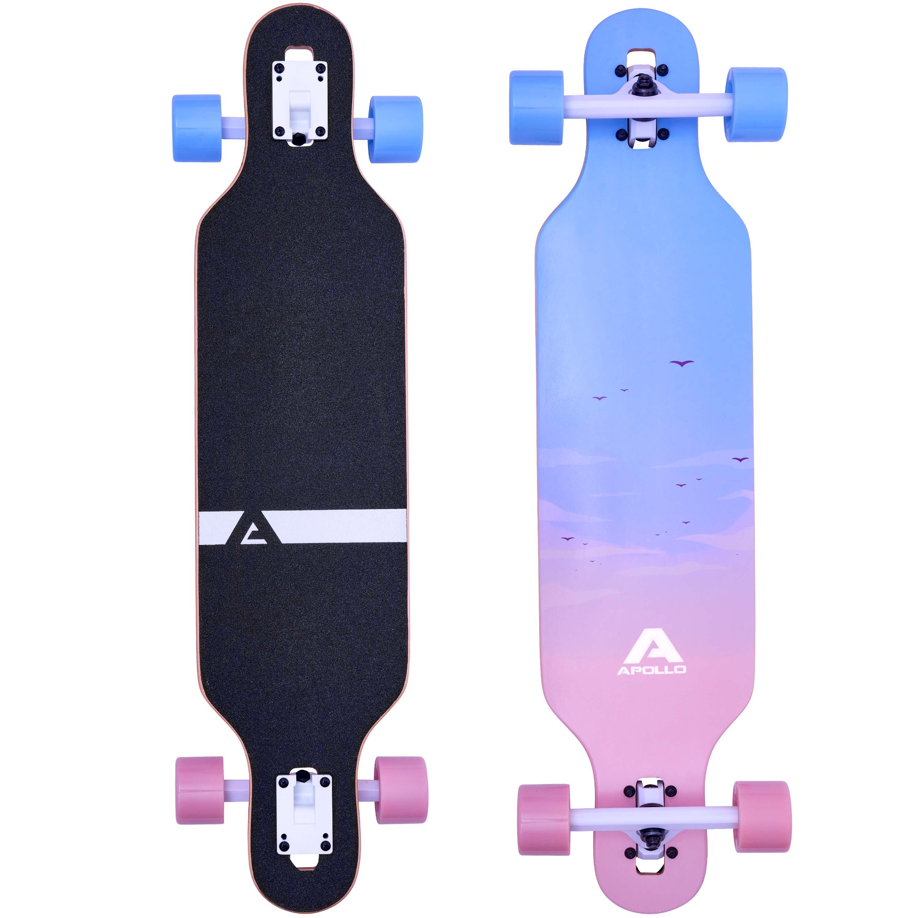 Longboard 36" – Deskorolka Bambusowa dla Nastolatków i Dorosłych ABEC-9 Flex 2