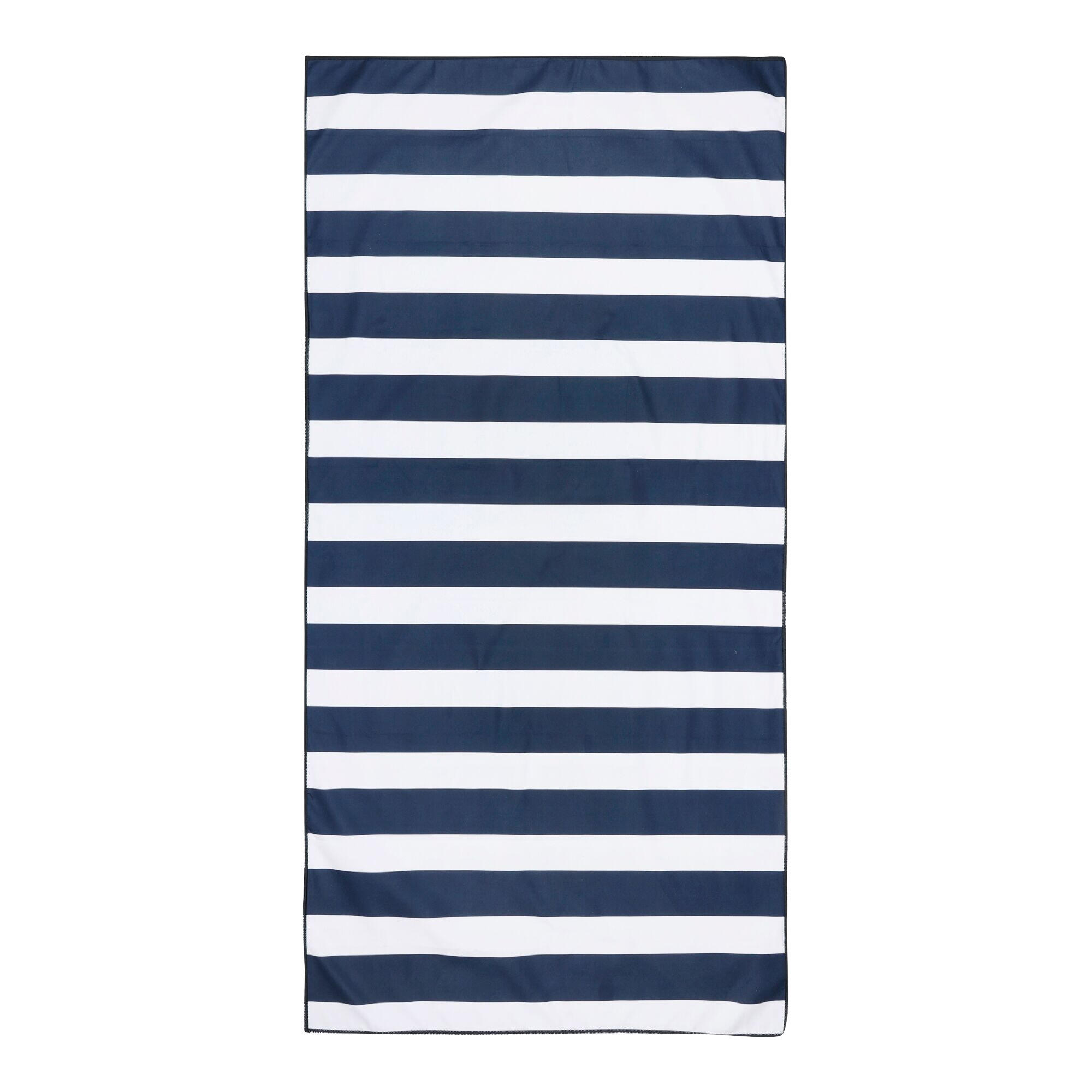 Ręcznik Plażowy W Paski Mikrofibra