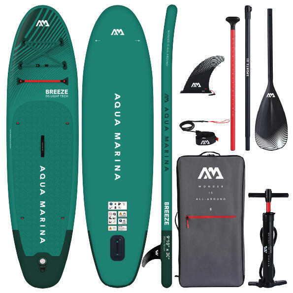 Nadmuchiwana Deska SUP Aqua Marina BREEZE 300 cm Zielona