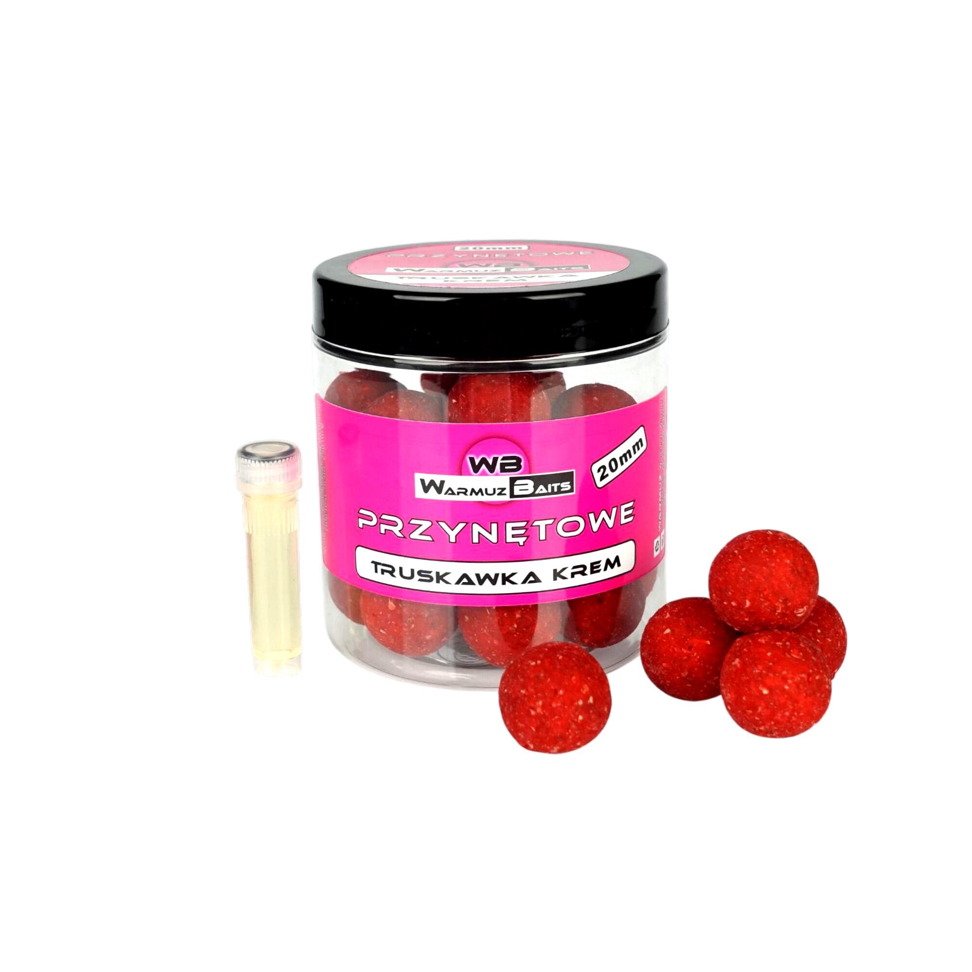 TRUSKAWKA KREM 20mm kulki przynętowe Warmuz Baits