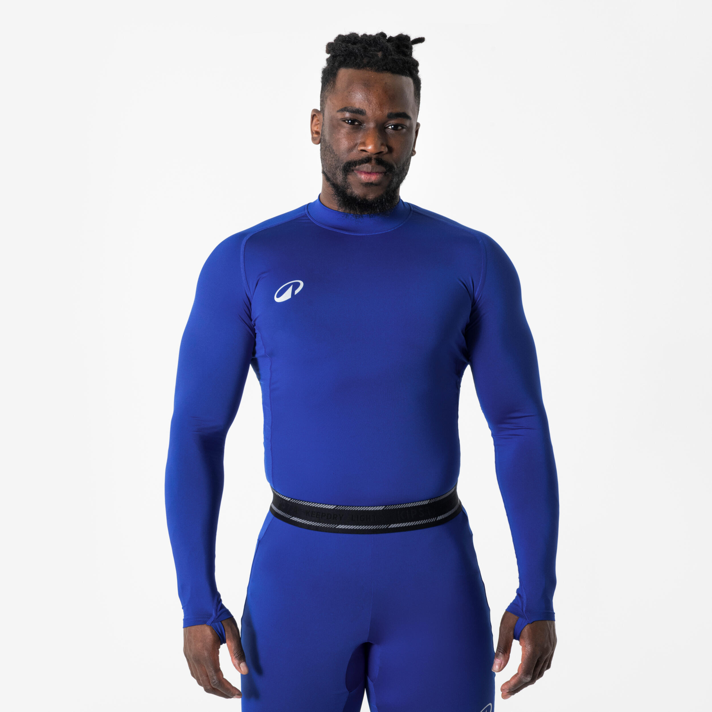 Koszulka termoaktywna długi rękaw unisex Kipsta Keepdry Club