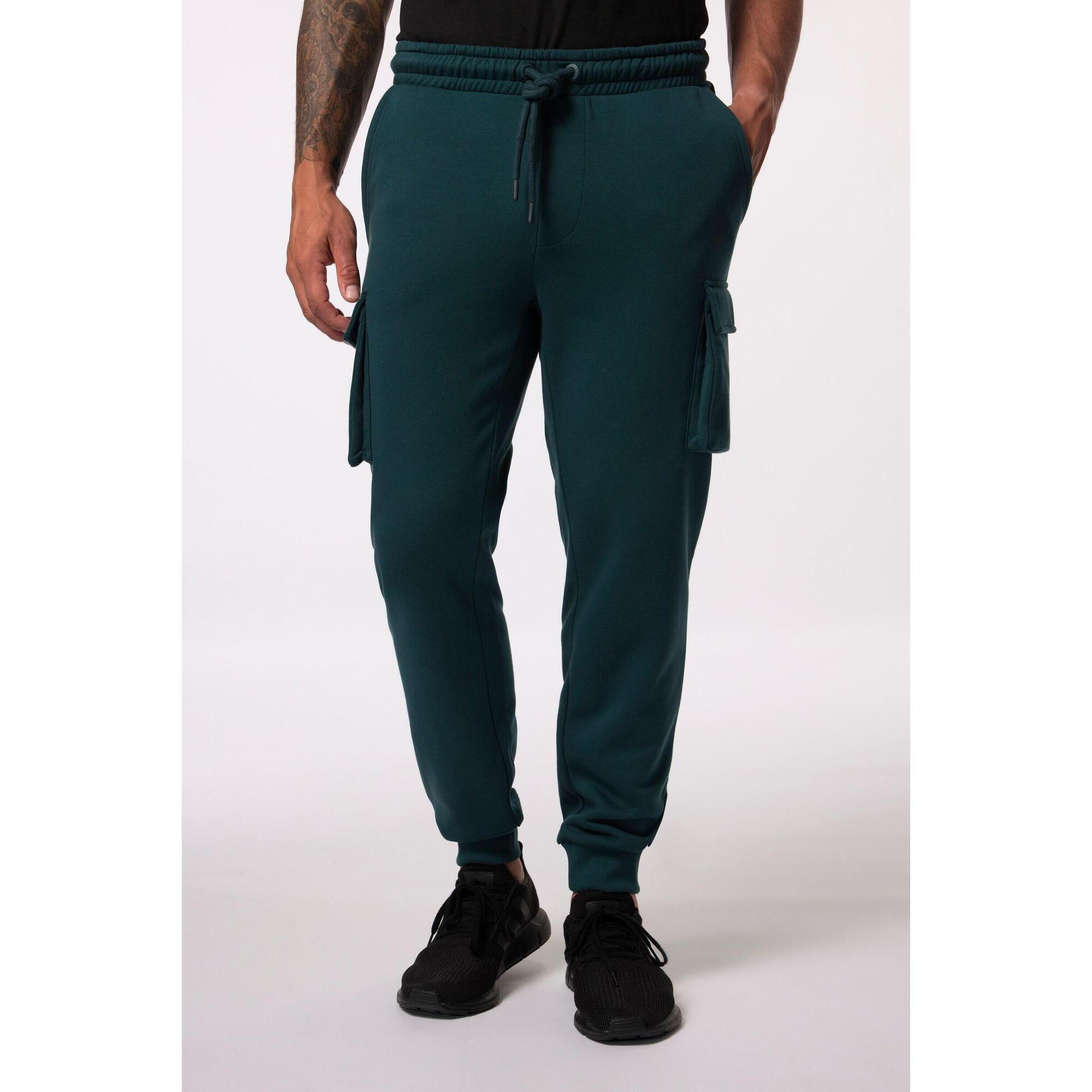 Męskie Bojówki dresowe fitness elastyczny pas do roz. 7 XL