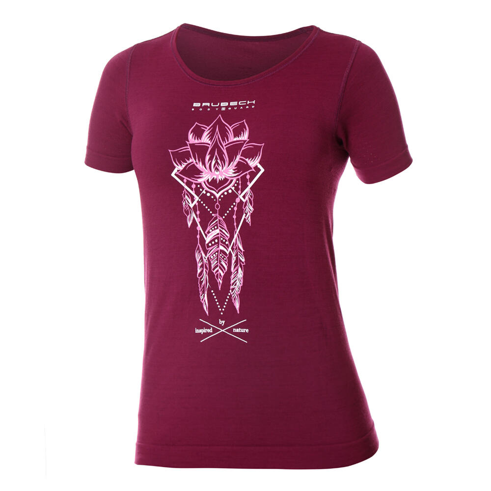 Koszulka turystyczna OUTDOOR WOOL PRO z wełną merino Damska