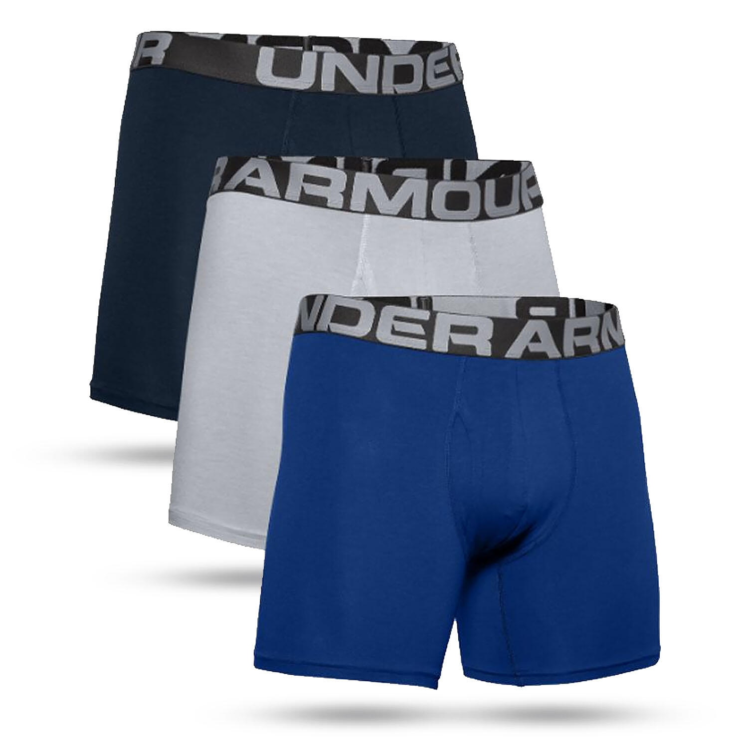 Bokserki męskie UNDER ARMOUR Charged Cotton 3-pak