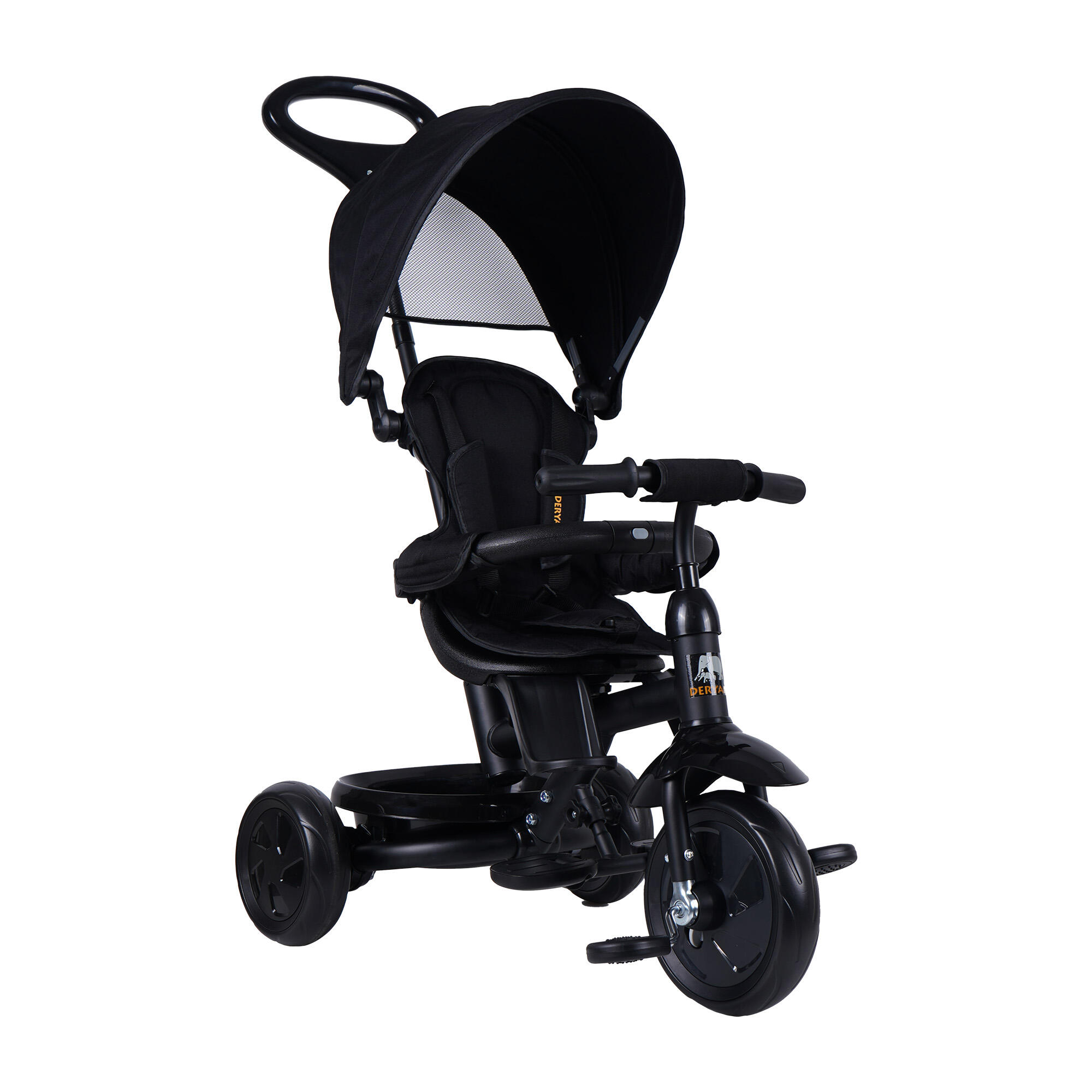 Deryan Rower Trójkołowy Adventurer - Lekki & Składany - Czarny