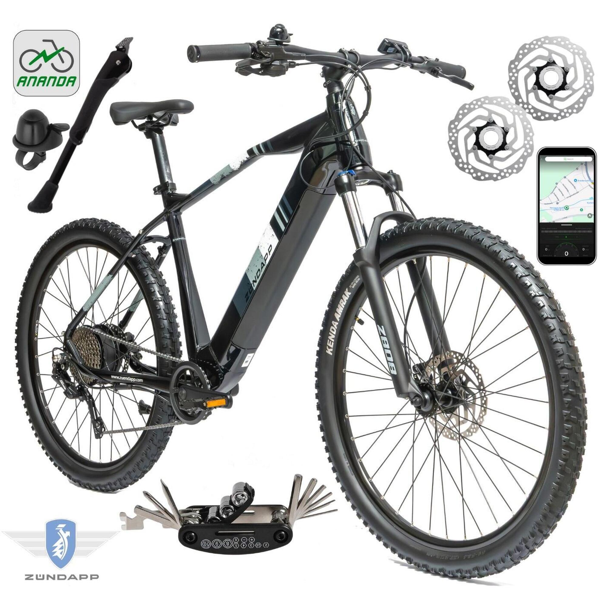 Rower Elektryczny Męski Damski Górski 27,5 MTB SHIMANO Deore LCD 250 W 2025