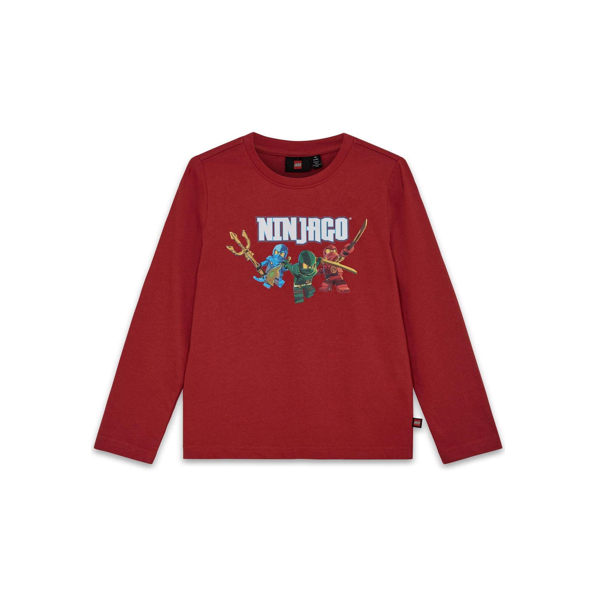 Koszulka Dziecięca z Długim Rękawem LEGO Ninjago Tano 620 Czerwona