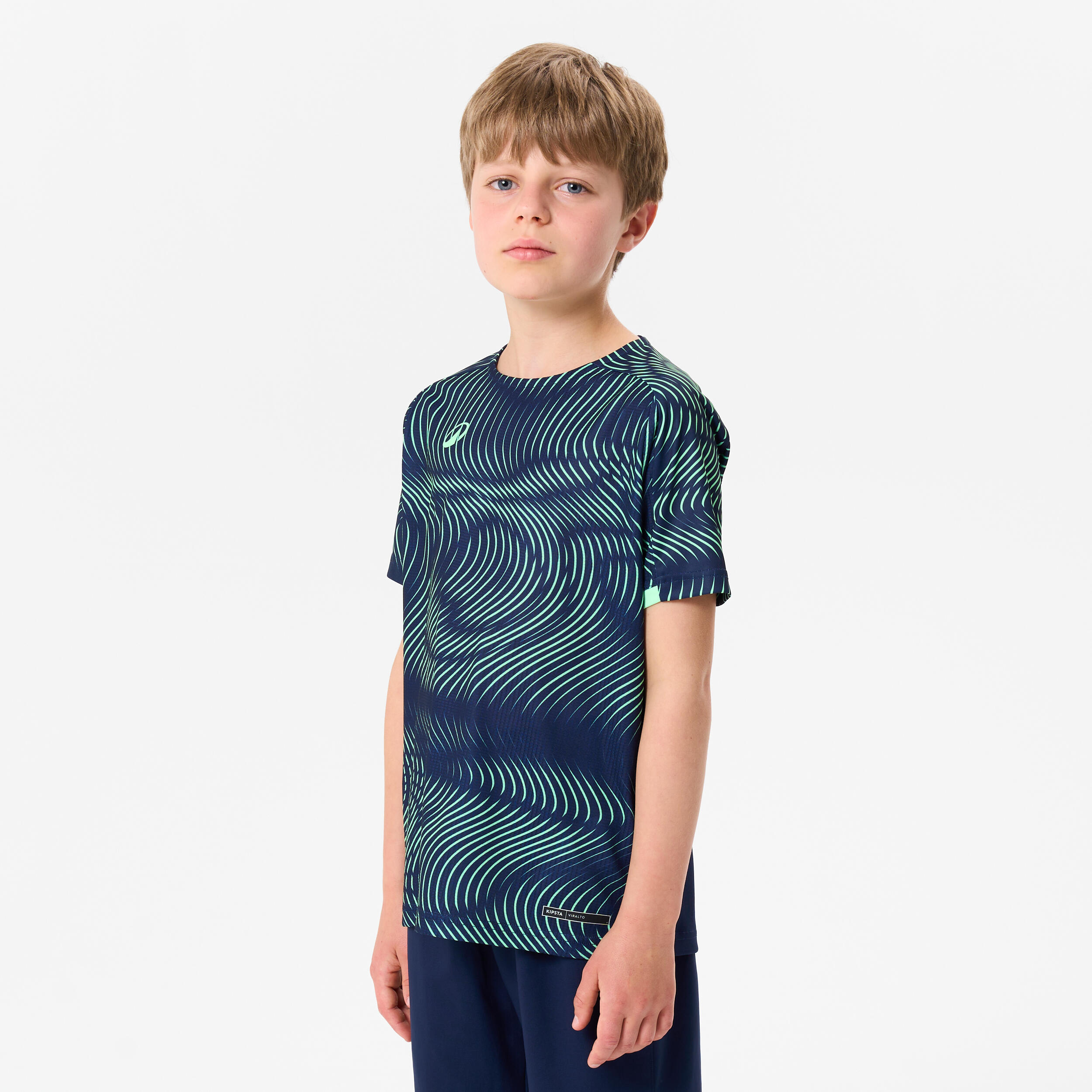 Koszulka piłkarska dla dzieci Kipsta Club Wavy