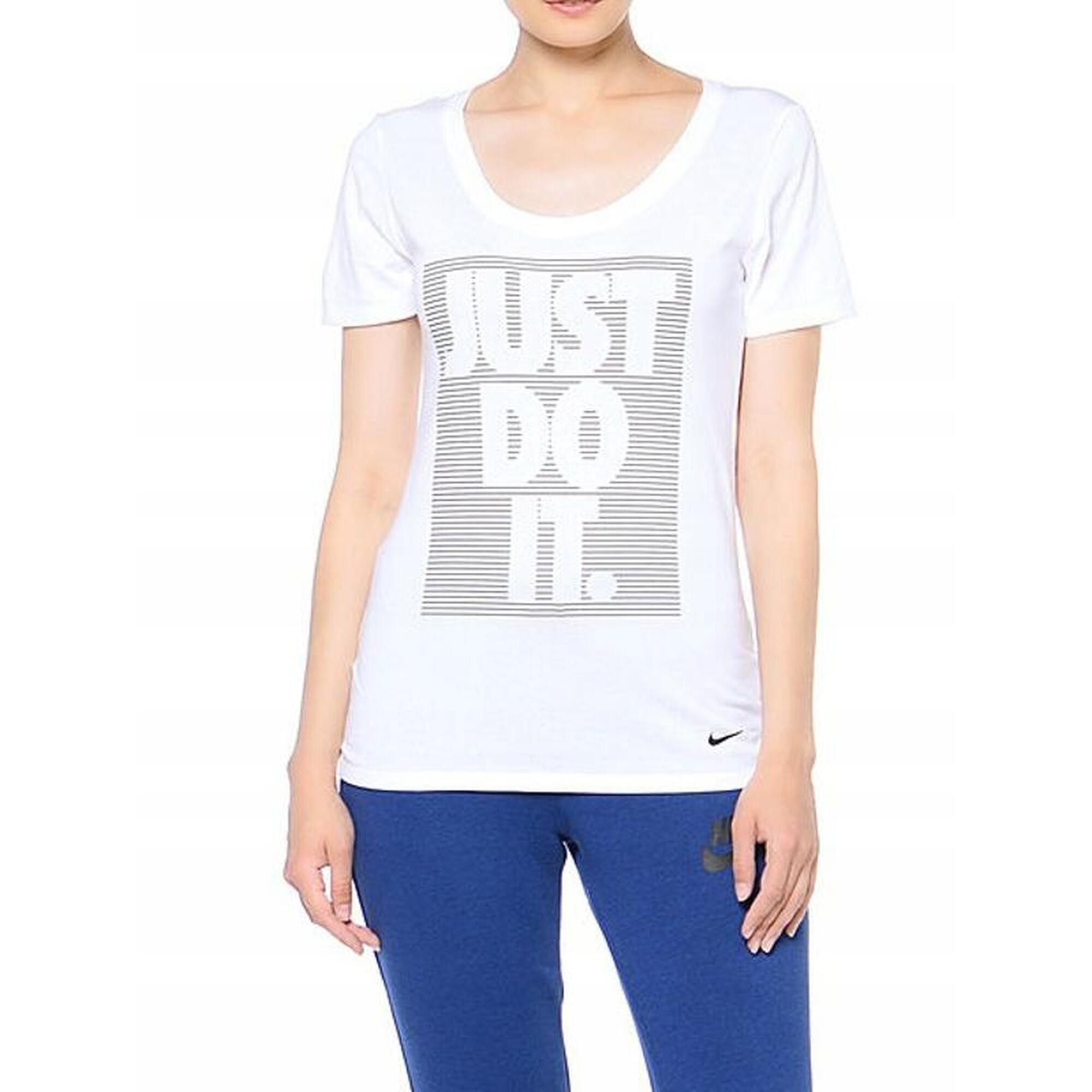 KOSZULKA T-shirt na co dzień NIKE JUST DO IT bawełna