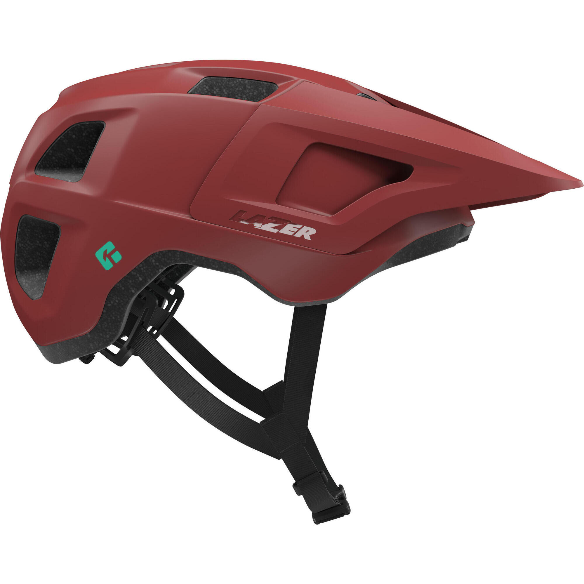 Kask rowerowy Lupo KinetiCore, matowy bordowy
