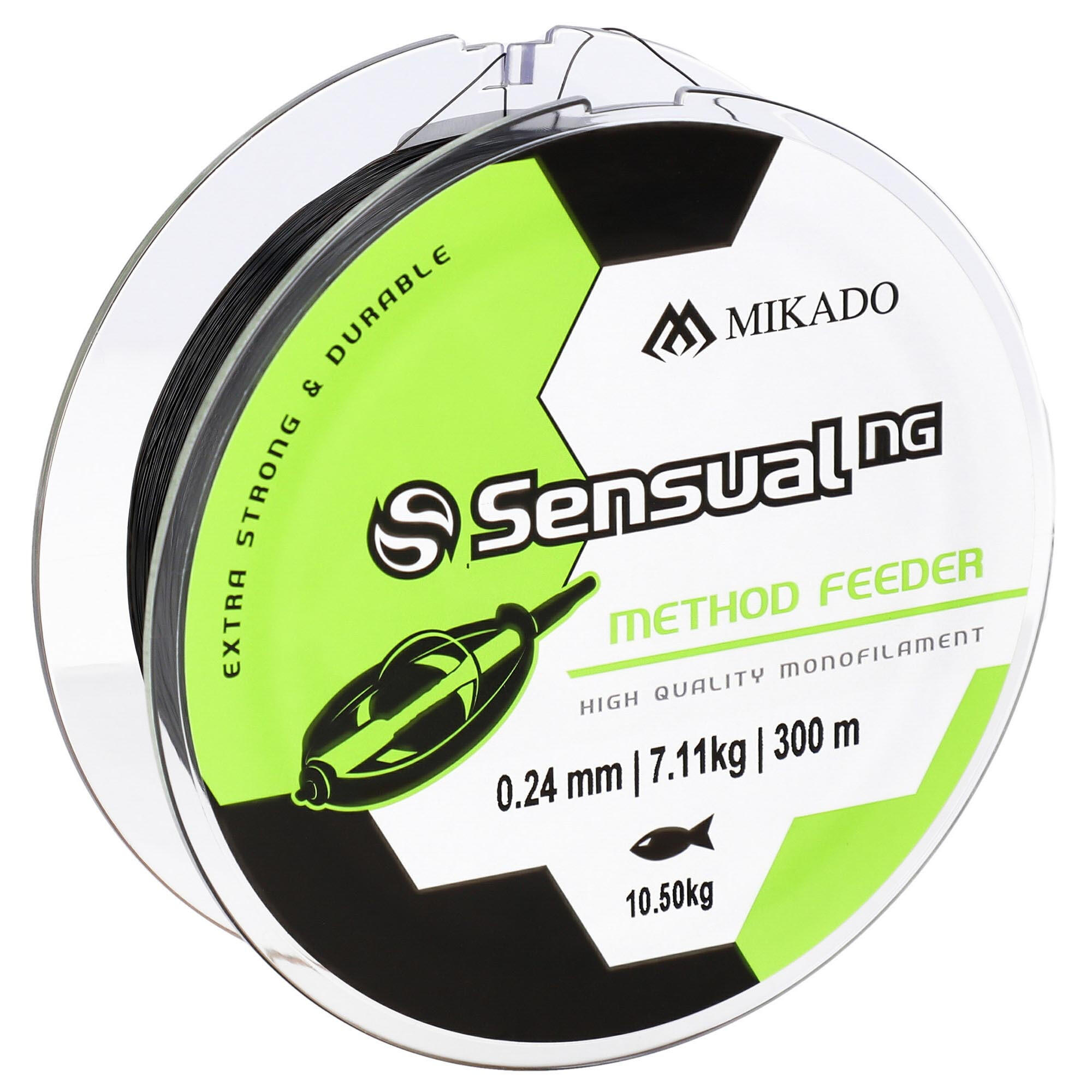 Żyłka Feeder Mikado Sensual Czarna 0.18 Mm 300 M