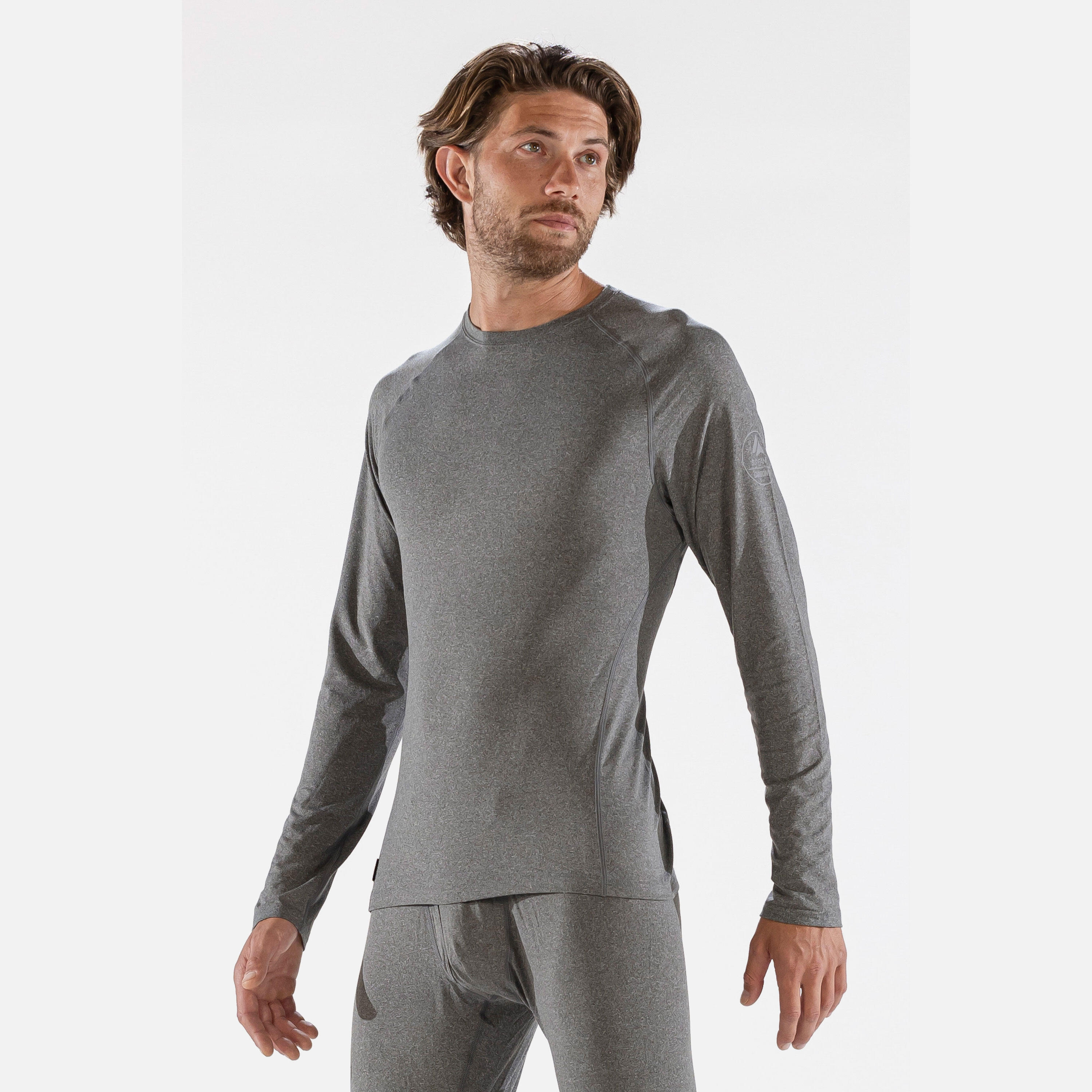 Surfanic Męska Koszulka Termoaktywna Carbon Dri – Aktywny Węgiel – SWX1601-150