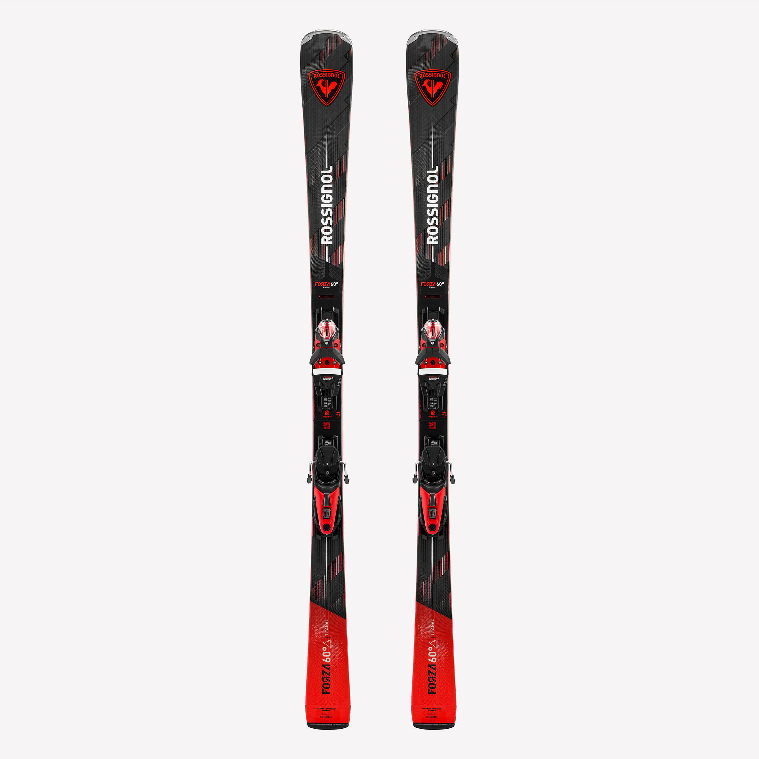 Narty zjazdowe męskie Rossignol Forza 60° z wiązaniami