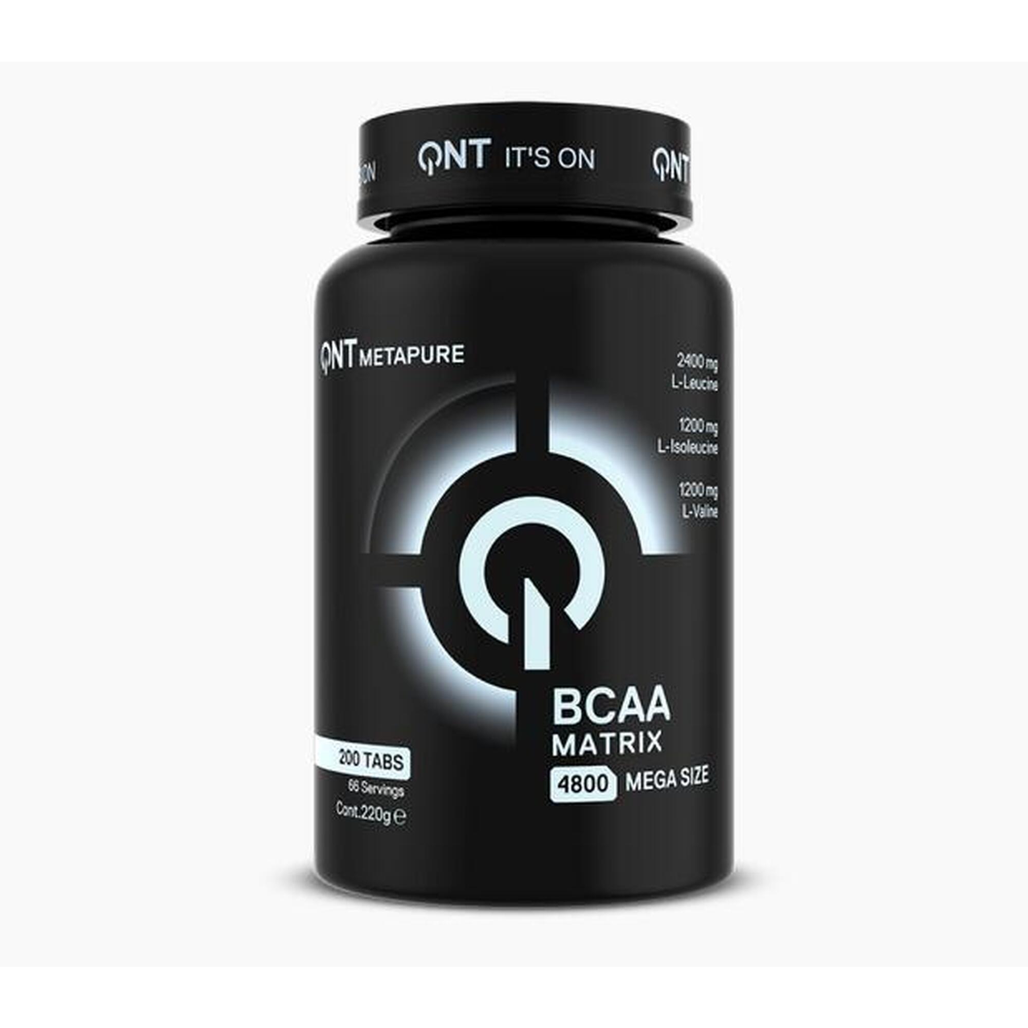 QNT Matrix BCAA 4800 (200 Tabs) Unflavored - Aminokwasy - BCAA