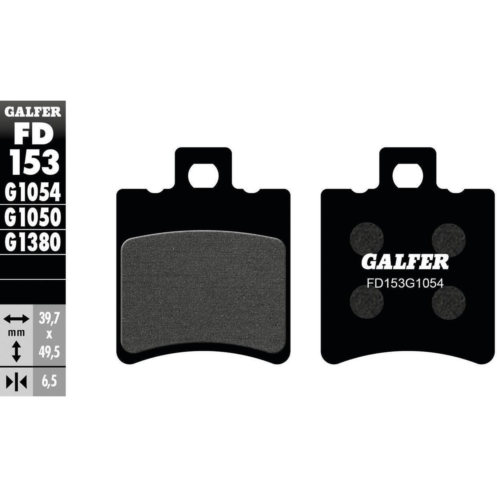 Organiczne klocki hamulcowe Galfer FD153 G1054
