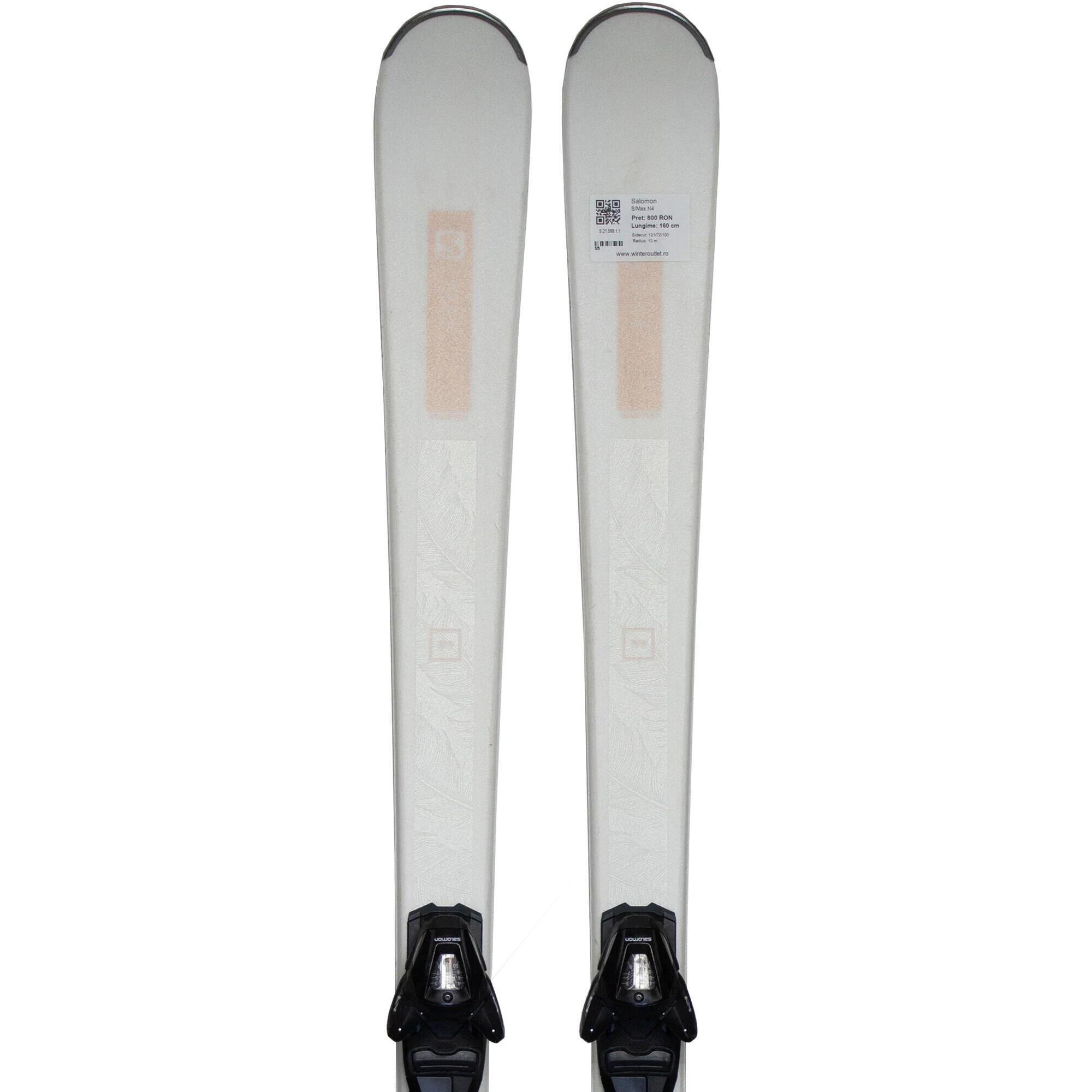 Second Life- Narty SALOMON S/Max N4, 160 cm- Stan idealny