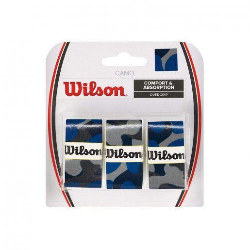 Owijka wierzchnia tenisowa Wilson Camo Overgrip blue