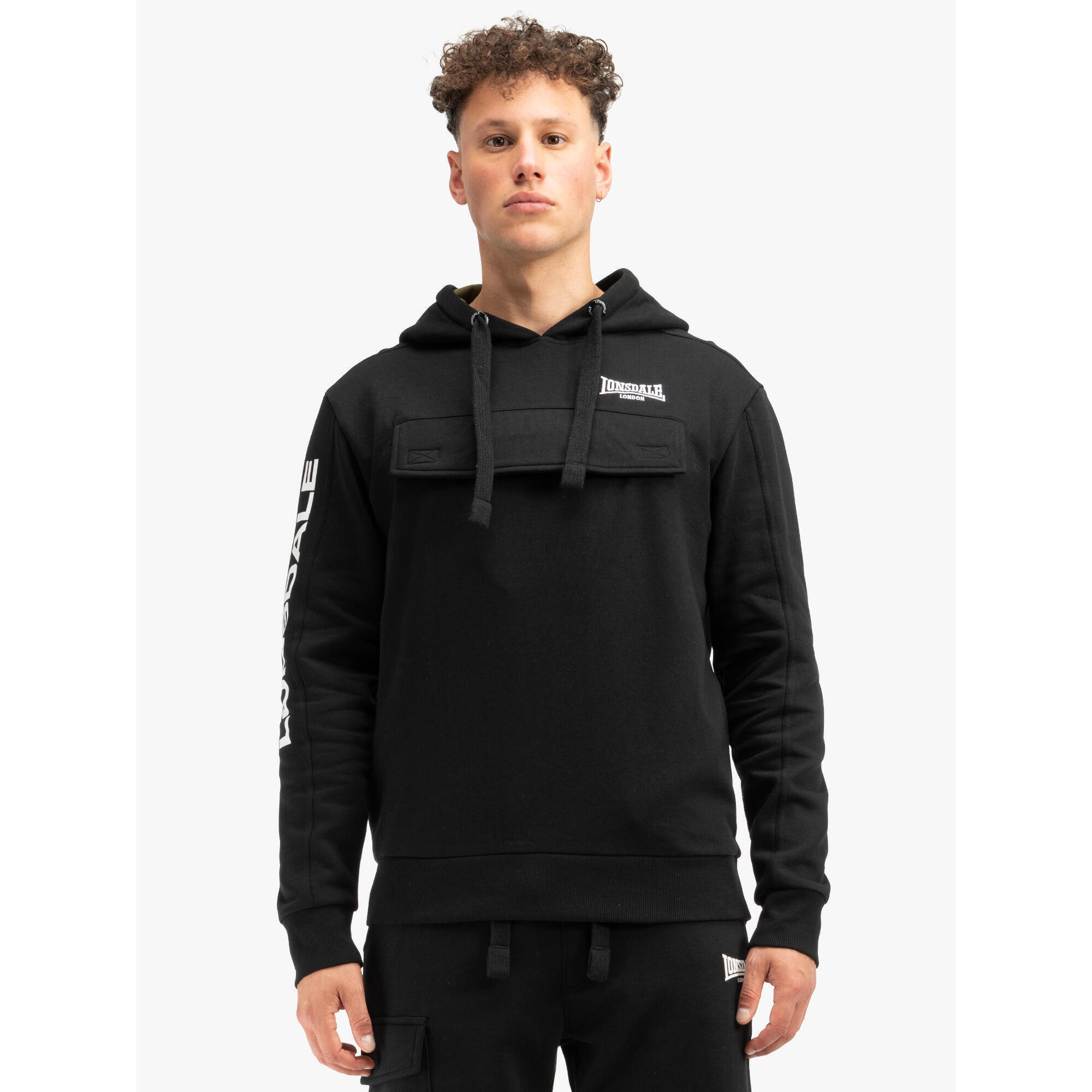 Bluza z kapturem o regularnym kroju Lonsdale Rushen