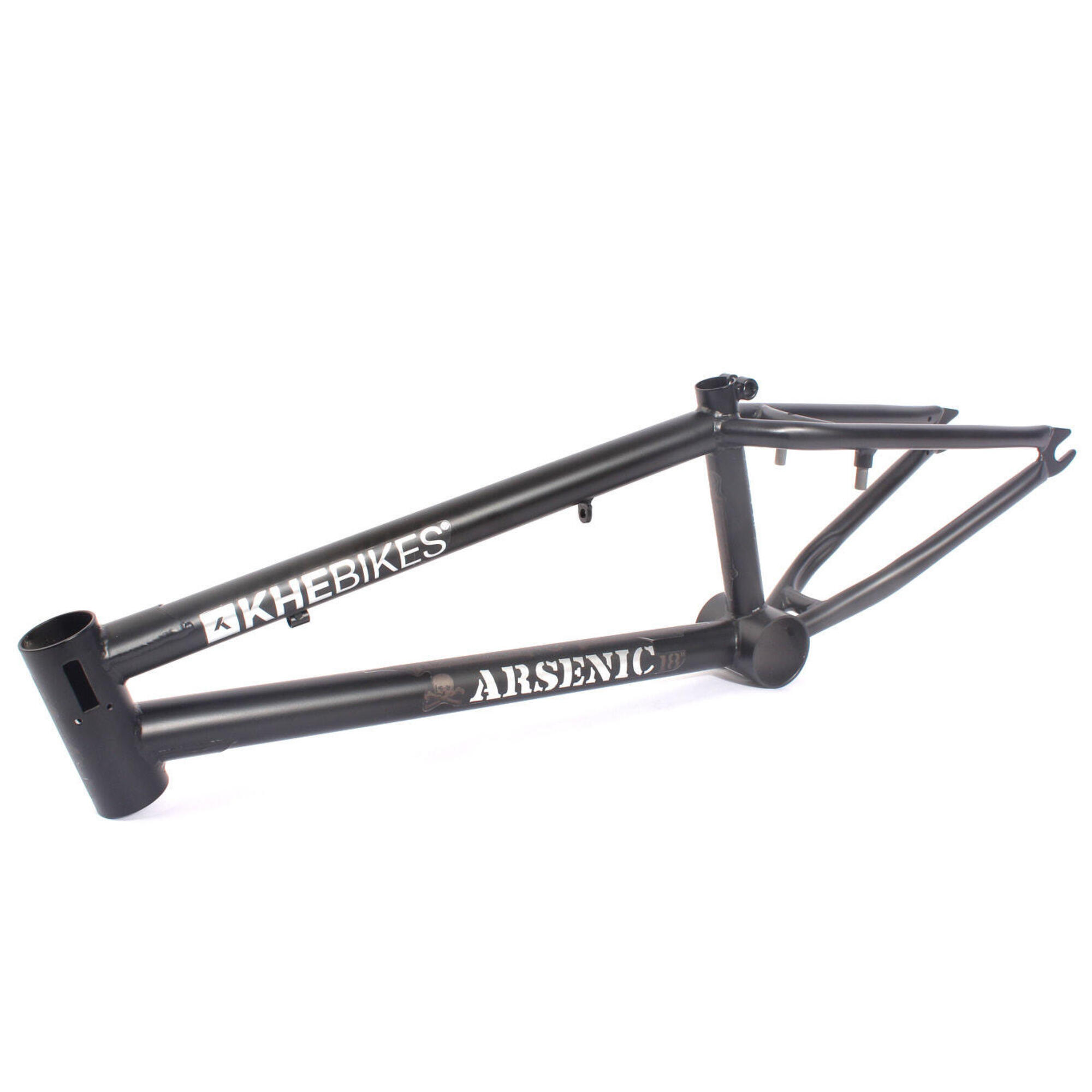Rama Bmx Arsenic 18" Czarna Stal Khebikes
