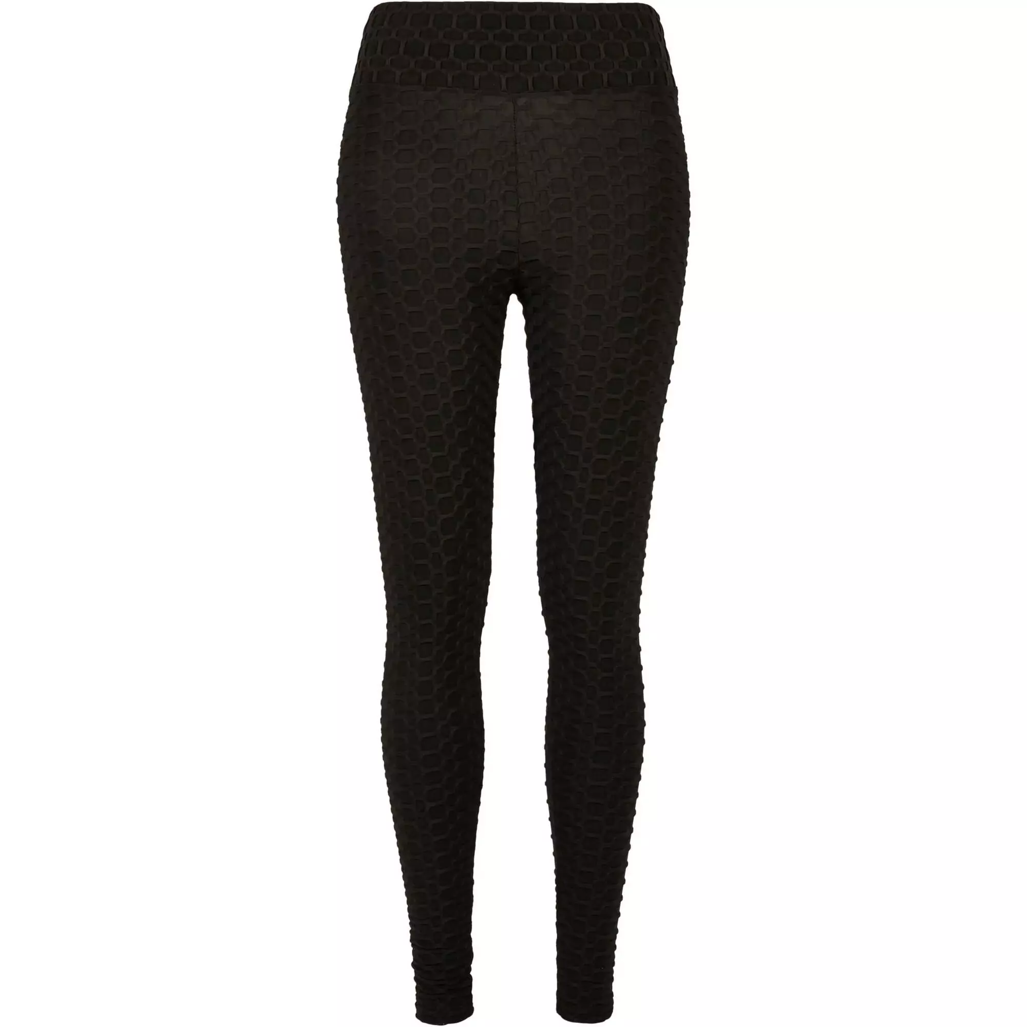 Legginsy Damskie O Wysokiej Talii O Strukturze Plastra Miodu