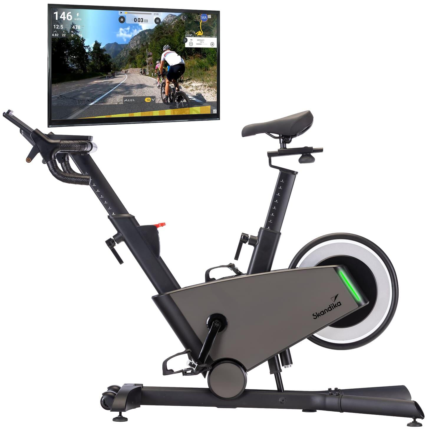 Rower treningowy indoor cycling Speedbike Kliva 800-S, funkcja podjazdów