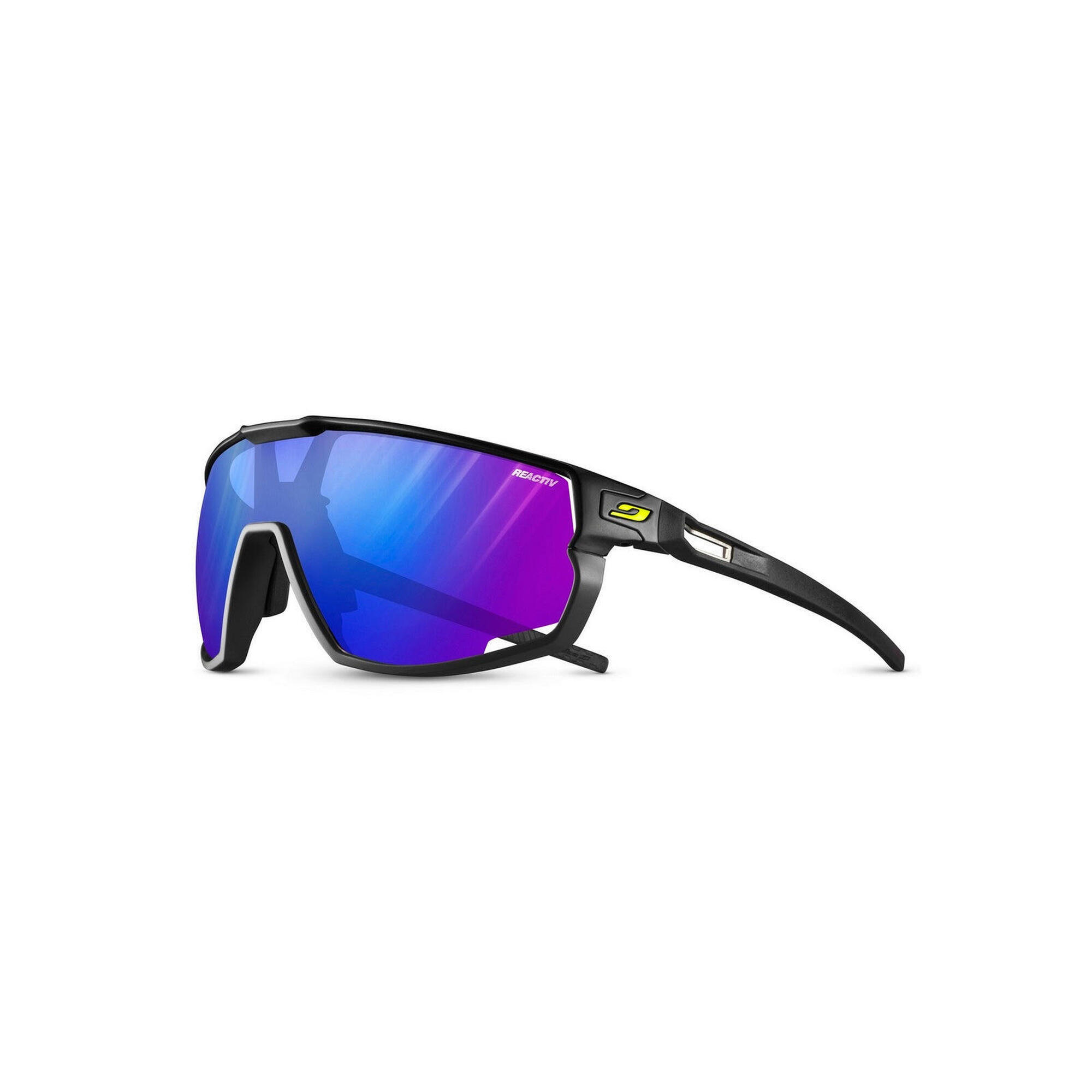 Okulary rowerowe fotochromowe JULBO Rush czarne Reactiv High Contrast kat.1-3