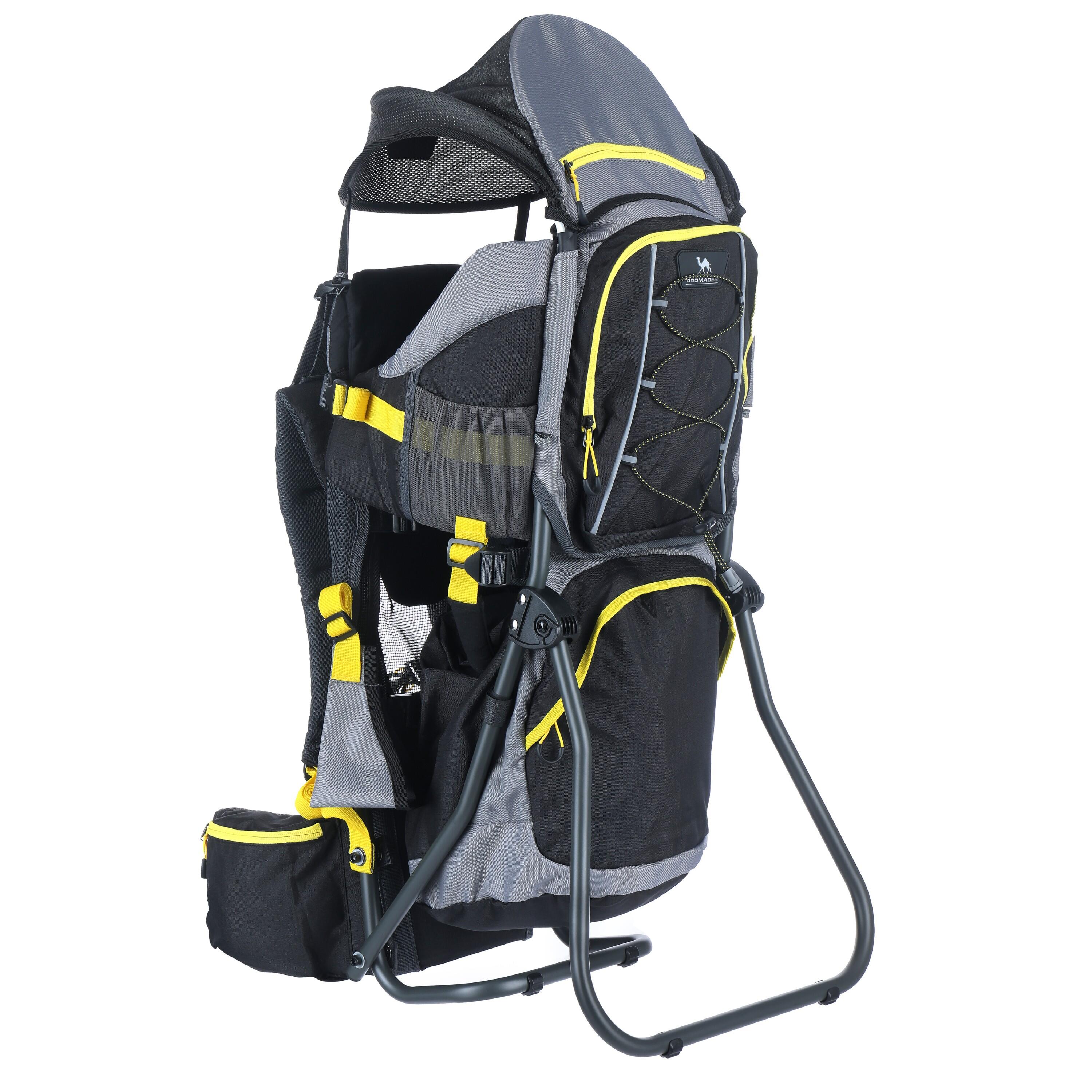 Nosidełko dla dzieci Dromader Quokka z daszkiem i matą do przewijania