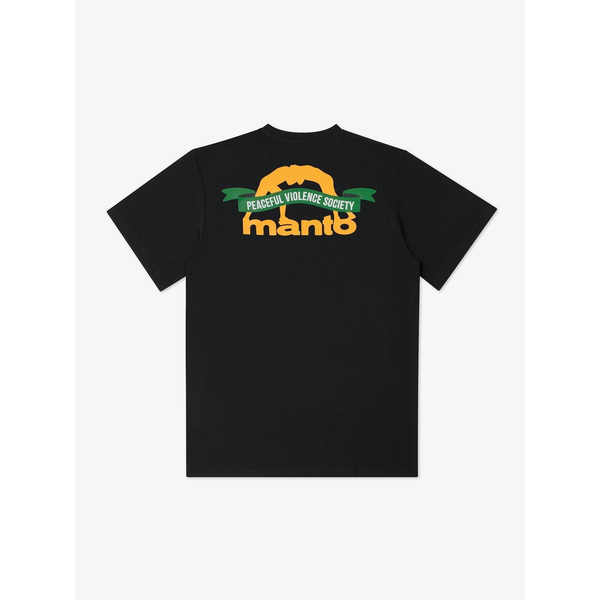 MANTO t-shirt RIBBON czarny