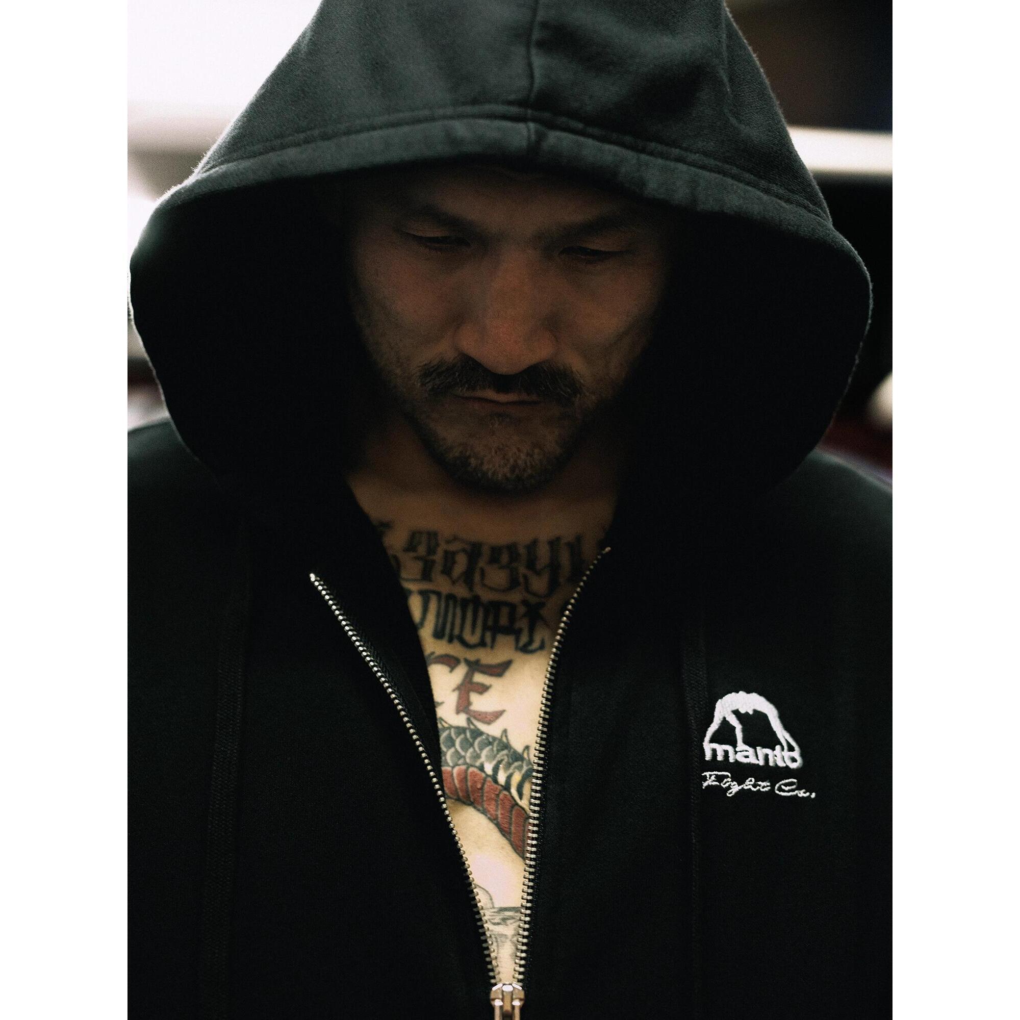 MANTO bluza z kapturem FIGHT COMPANY czarna