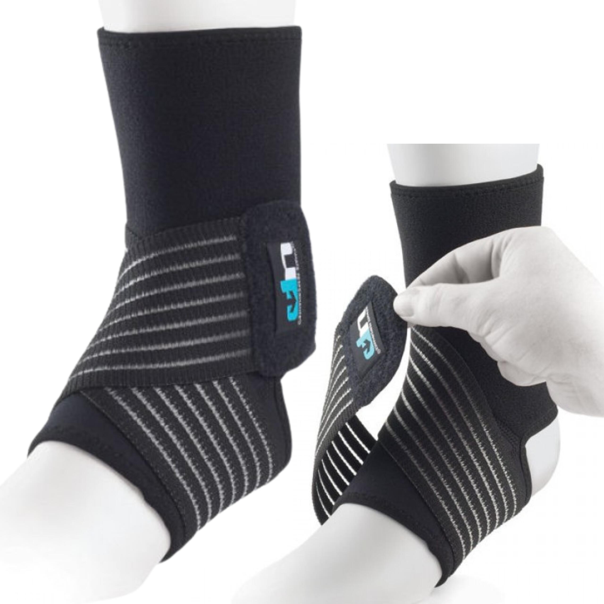 Stabilizator neoprenowy kostki z pasami UP5225