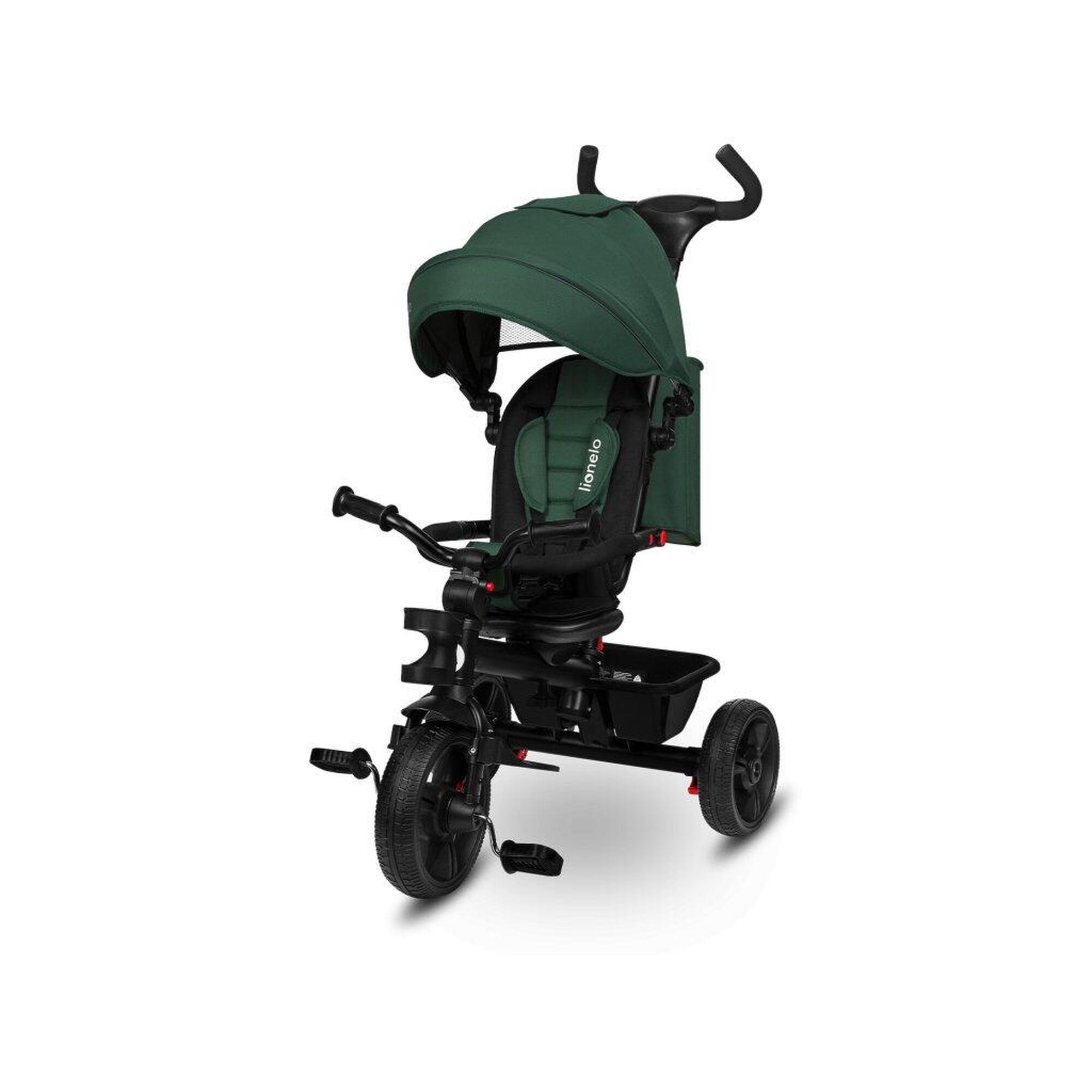 Trójkołowy rowerek dziecięcy Lionelo Haari Zielony Szmaragdowy
