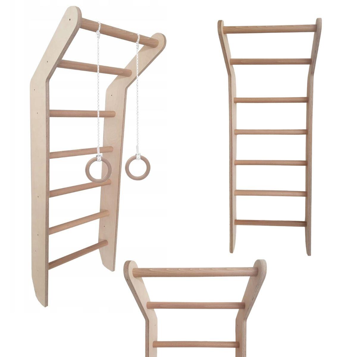 Drabinka gimnastyczna Toddler drewno naturalne